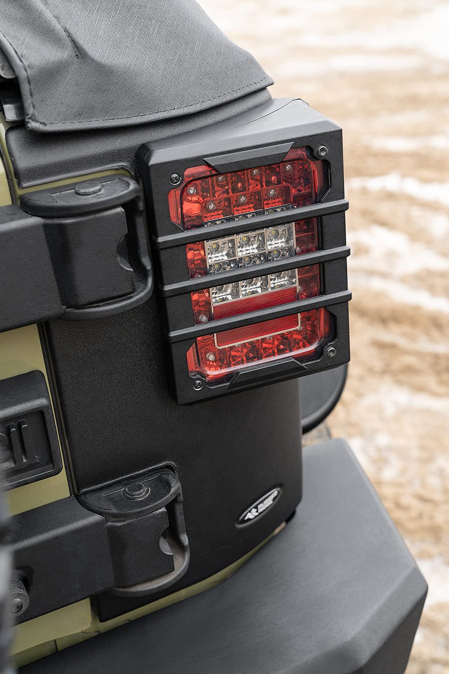 Rear Corner Body Armor Rugged Ridge for Jeep Wrangler JKU | 2-Piece Set | 11651.77 | Fits 2007-2018 Jeep Wrangler JKU 4-Door
