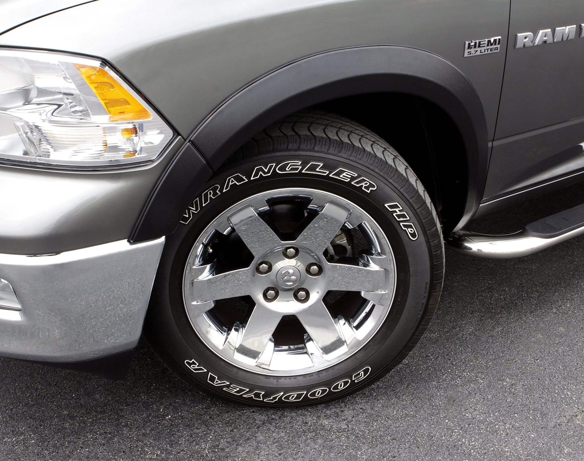 Lund SX133S Fender Flare Sport Style 4pc. Set for 2019 Ford Ranger SuperCrew & SuperCab, Smooth Black
