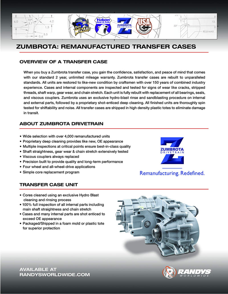 2011-2016 Ford Taurus/Explorer Transfer Case