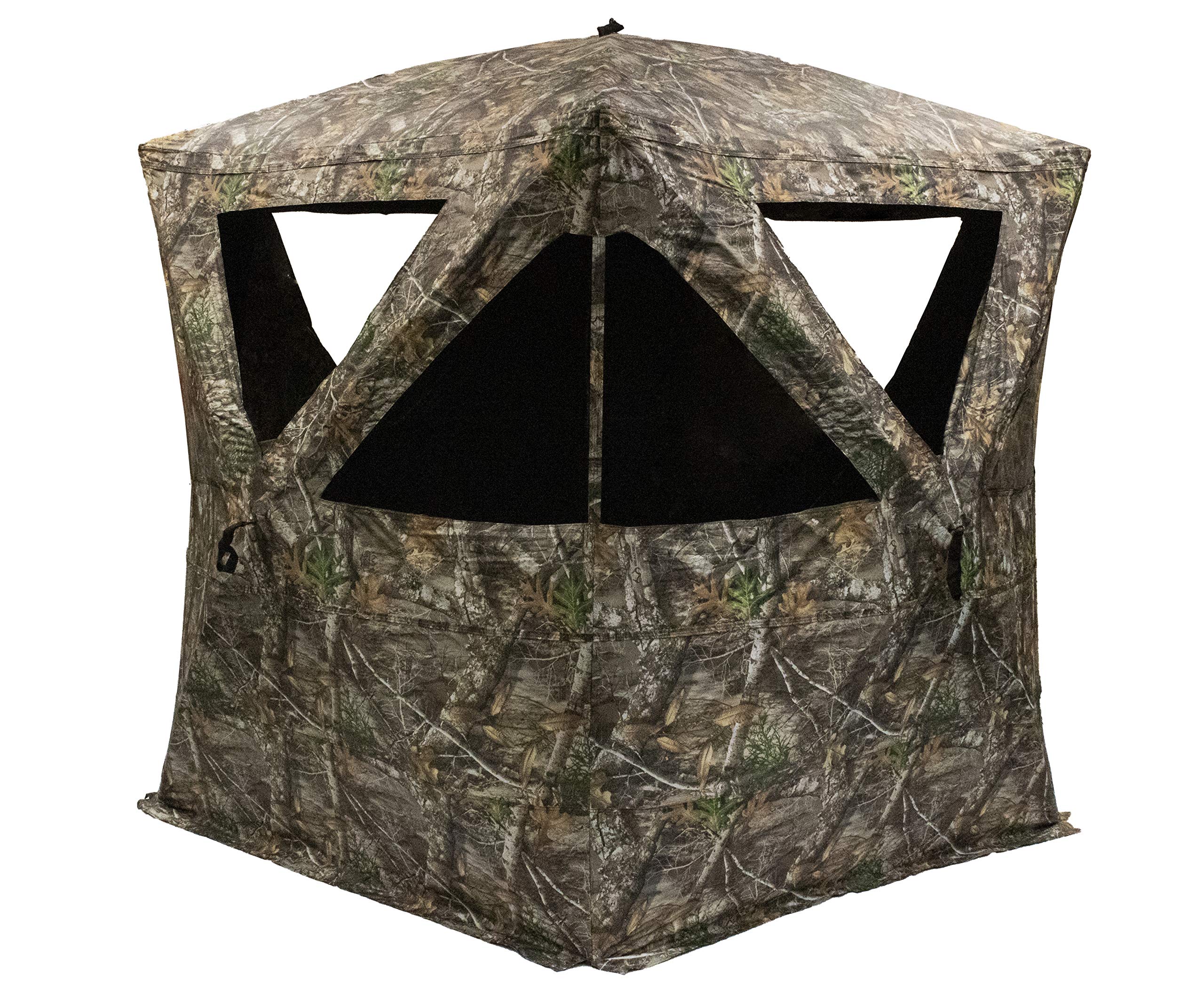 R500-RTE Rhino Blinds 3-4 Person Hunting Ground Blind, Realtree Edge