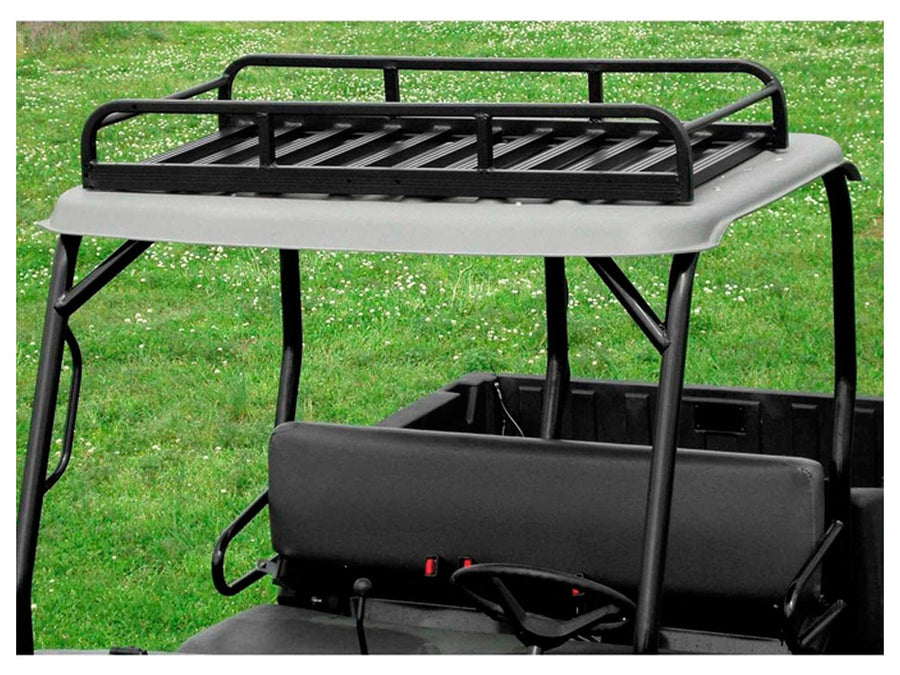 UTV Roof Cargo Rack Great Day - 22" x 50" x 7" Carrying Cradle - 100 lbs Weight Capacity - Aluminum Frame - Black Powder-Coated Finish, UVRR750