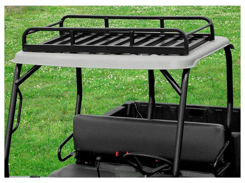 UTV Roof Cargo Rack Great Day - 22" x 50" x 7" Carrying Cradle - 100 lbs Weight Capacity - Aluminum Frame - Black Powder-Coated Finish, UVRR750