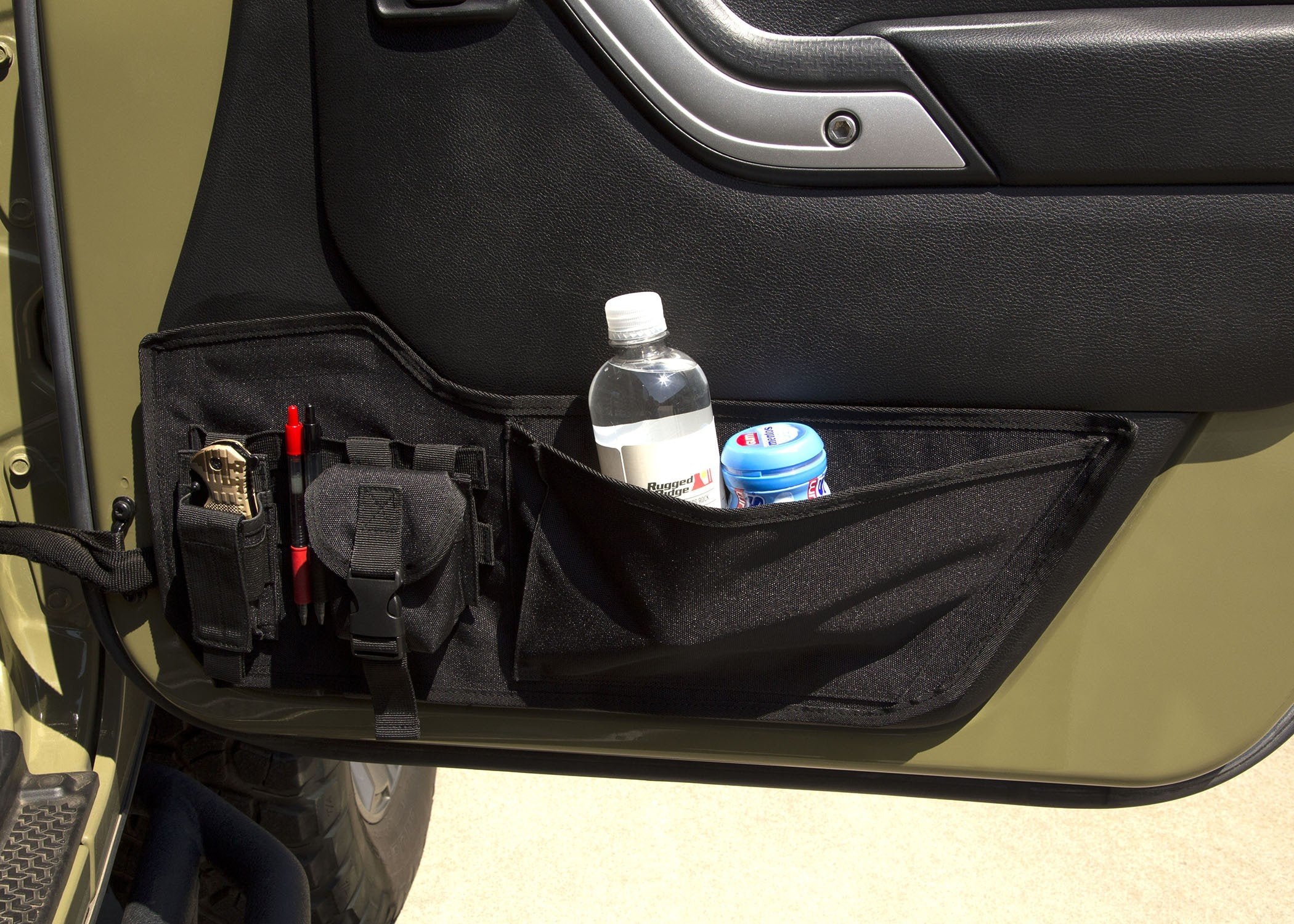 Storage Panel Rugged Ridge for Jeep Wrangler JK/JKU | Polyester, Black | 13551.75 | Fits 2011-2018 Jeep Wrangler JK/JKU