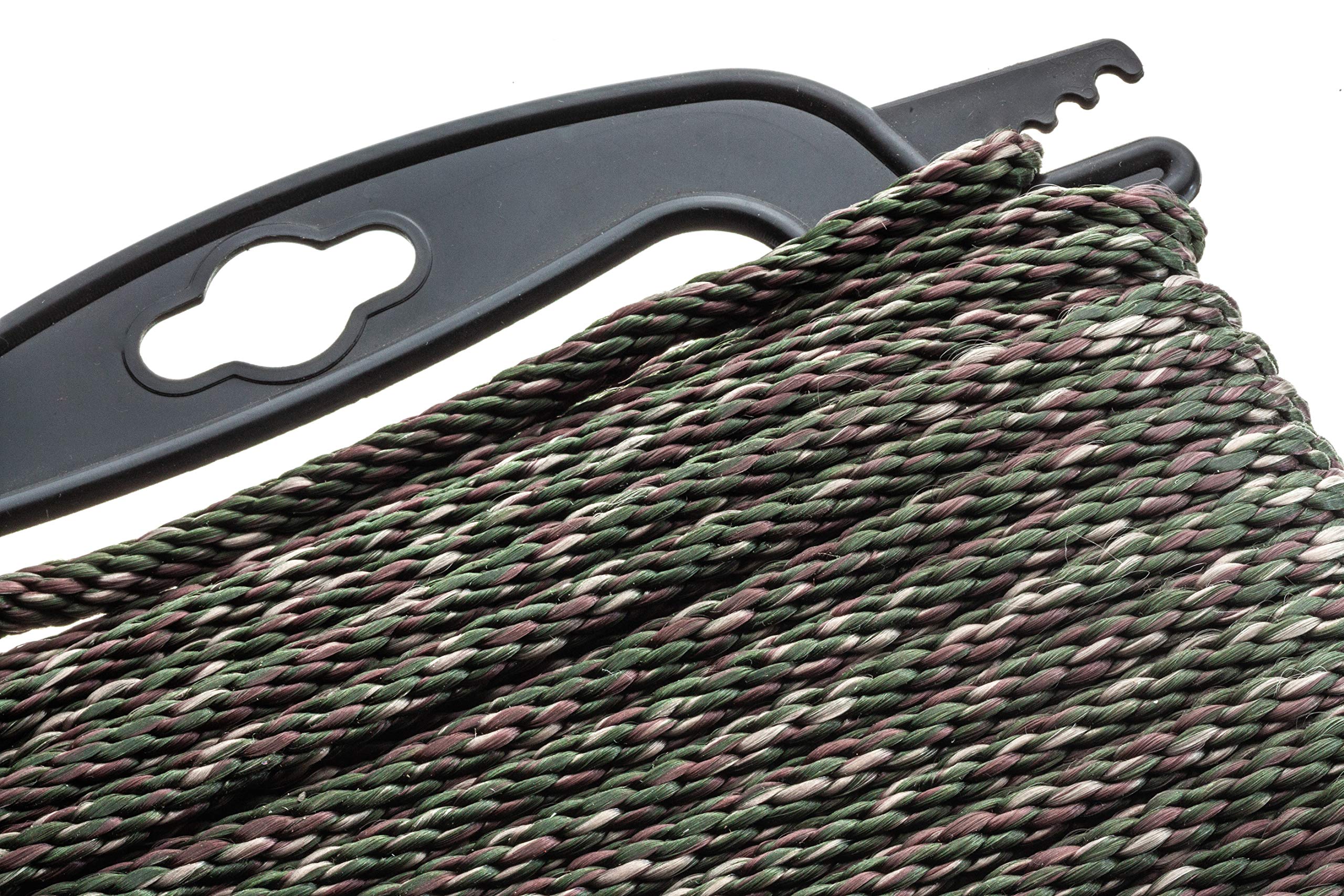 Hollow Diamond-Braided Attwood 11719-2 Polypropylene Cord, Camoflauge Multifilament