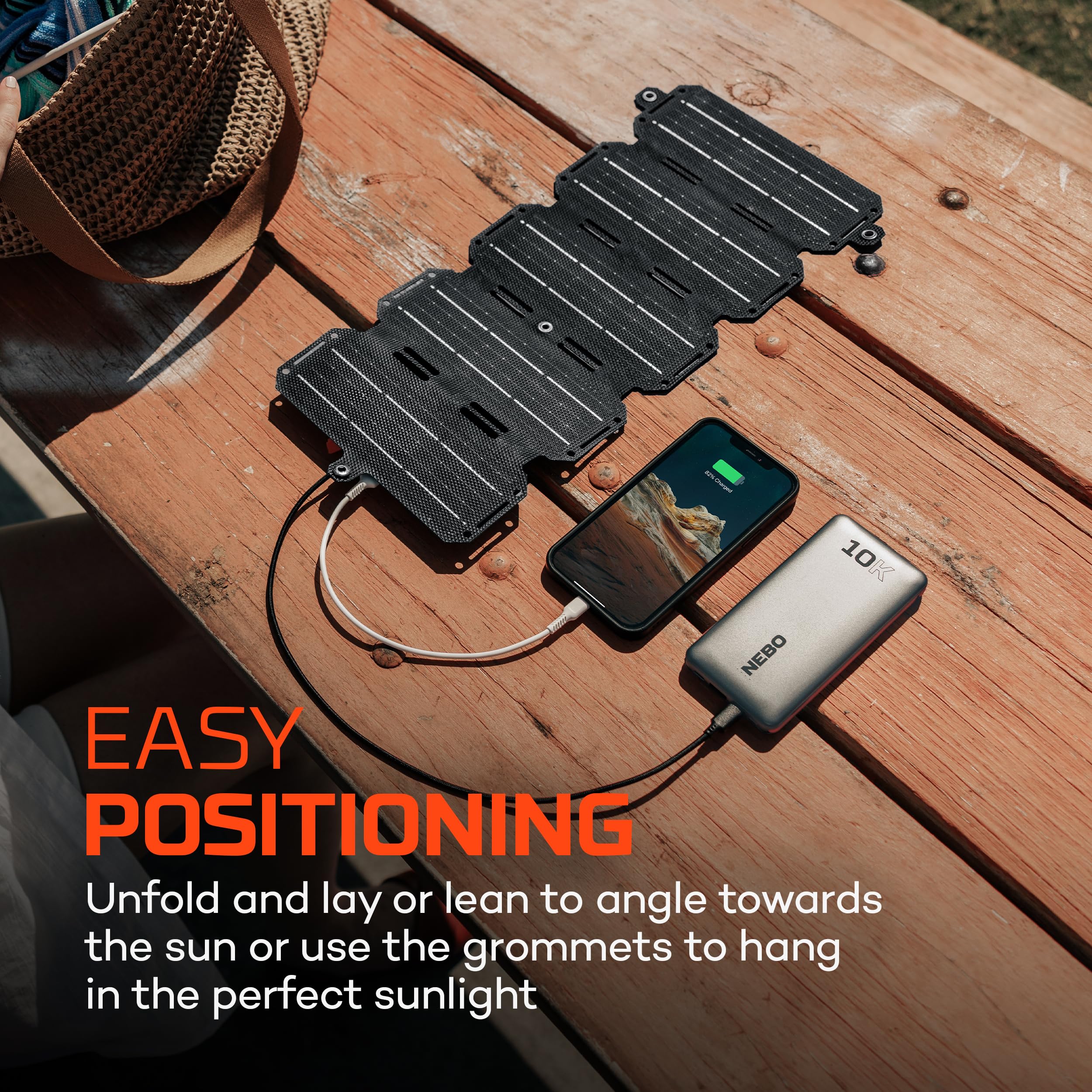 Folding NEBO Reliance Solar Panel | 10