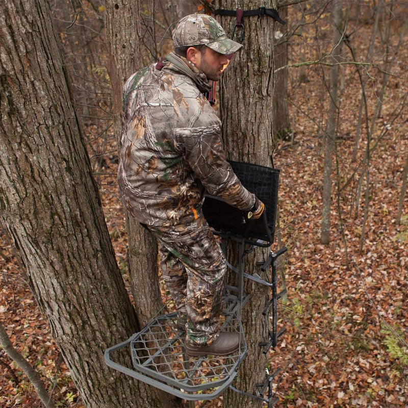 Helium Hang-On Tree Stand, Hawk Kickback XL