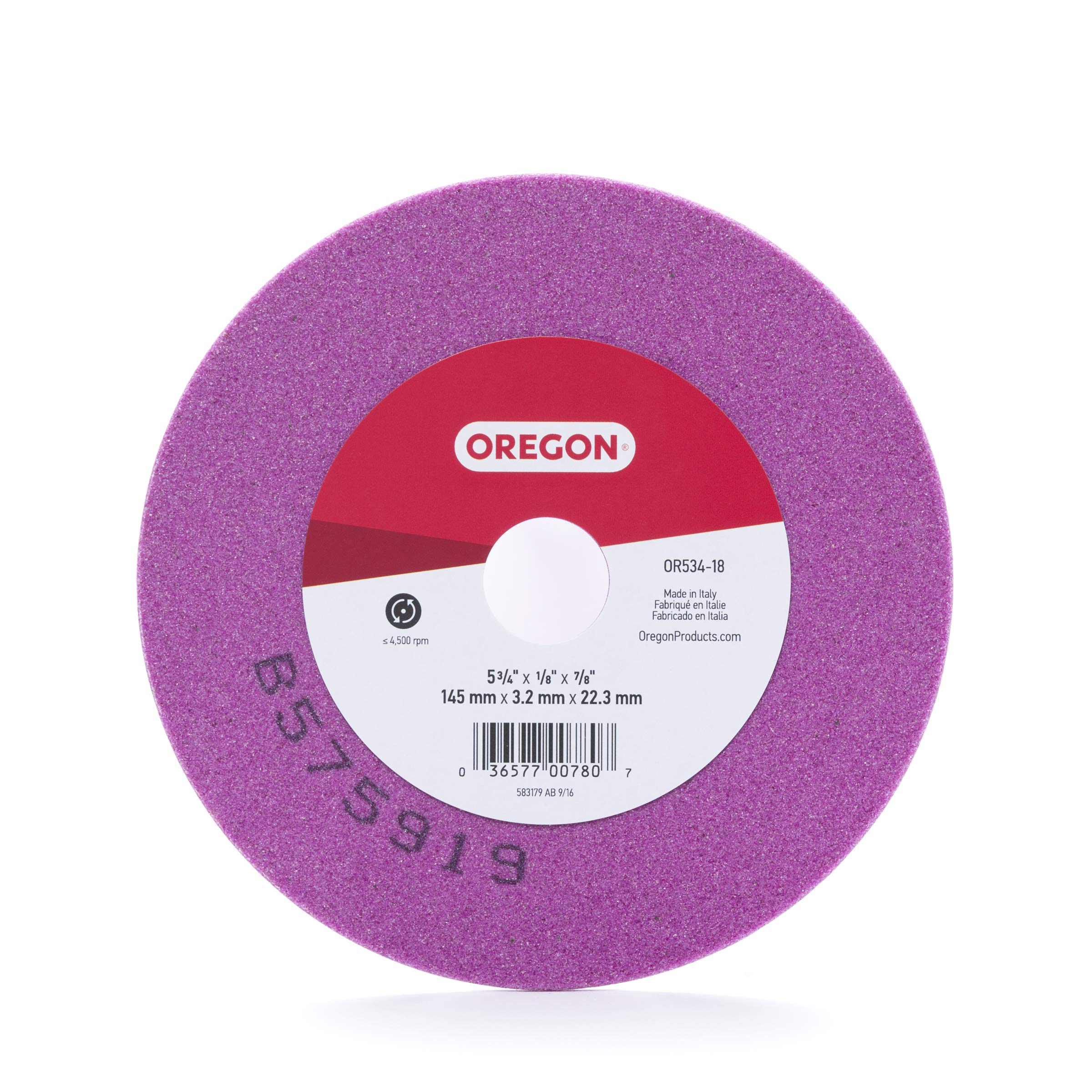 Grinding Wheel Oregon OR534-18A, 5-3/4-Inch by 1/8-Inch