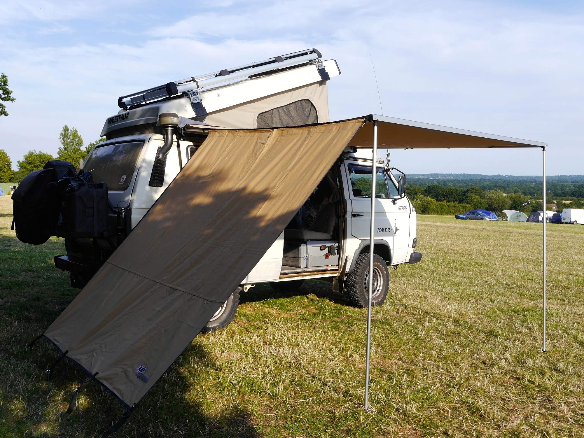Front ARB 813107 Awning Windbreak 2500 mm / 98 in with Fire Retardant