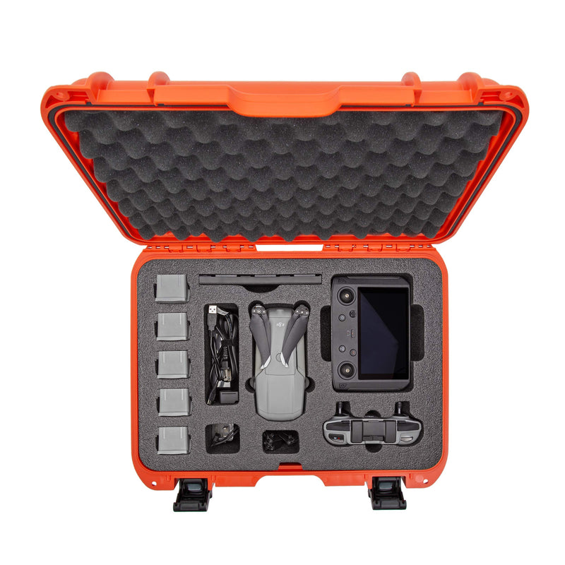 Nanuk Waterproof Hard Case 925 with Foam Insert for DJI Mavic Air 2 + Smart Controller - Orange (925-MAVIA23)
