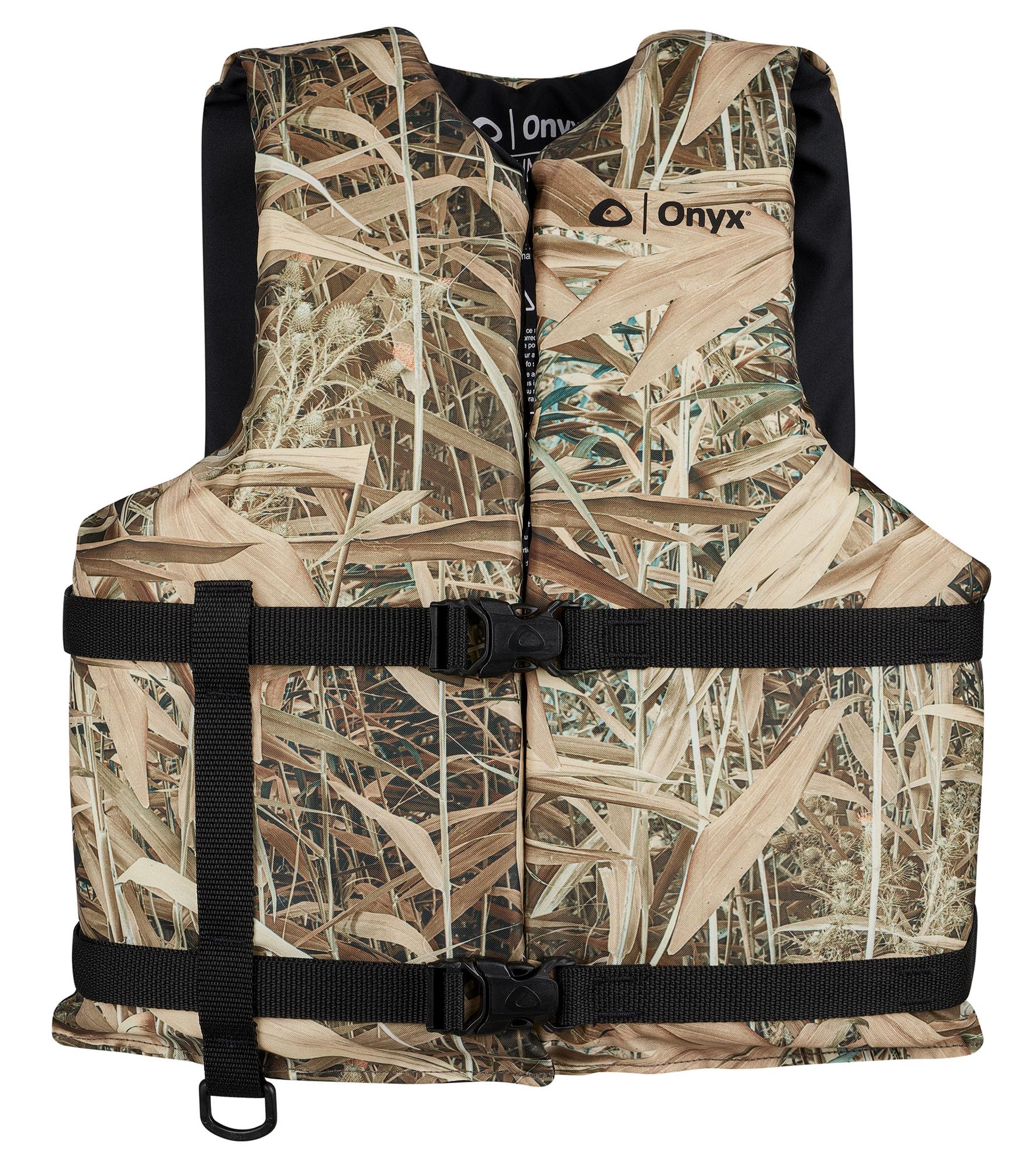 General Purpose Onyx Coast Guard Approved Boating Life Jacket Oversize, Marsh Camo