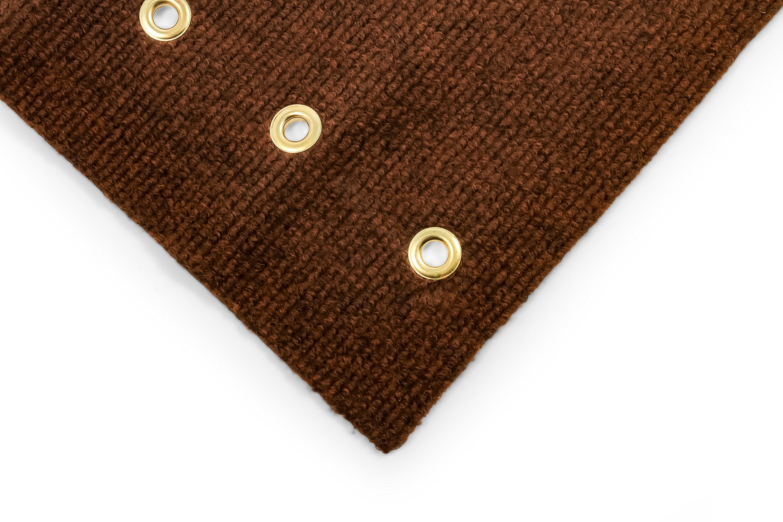 Camco Single Rib Premium Wrap Around Camper/RV Step Rug - Compatible w/Manual or Electric RV Steps - Features Adjustable Design & Fits 23-Inch Wide Steps - Brown (42911)