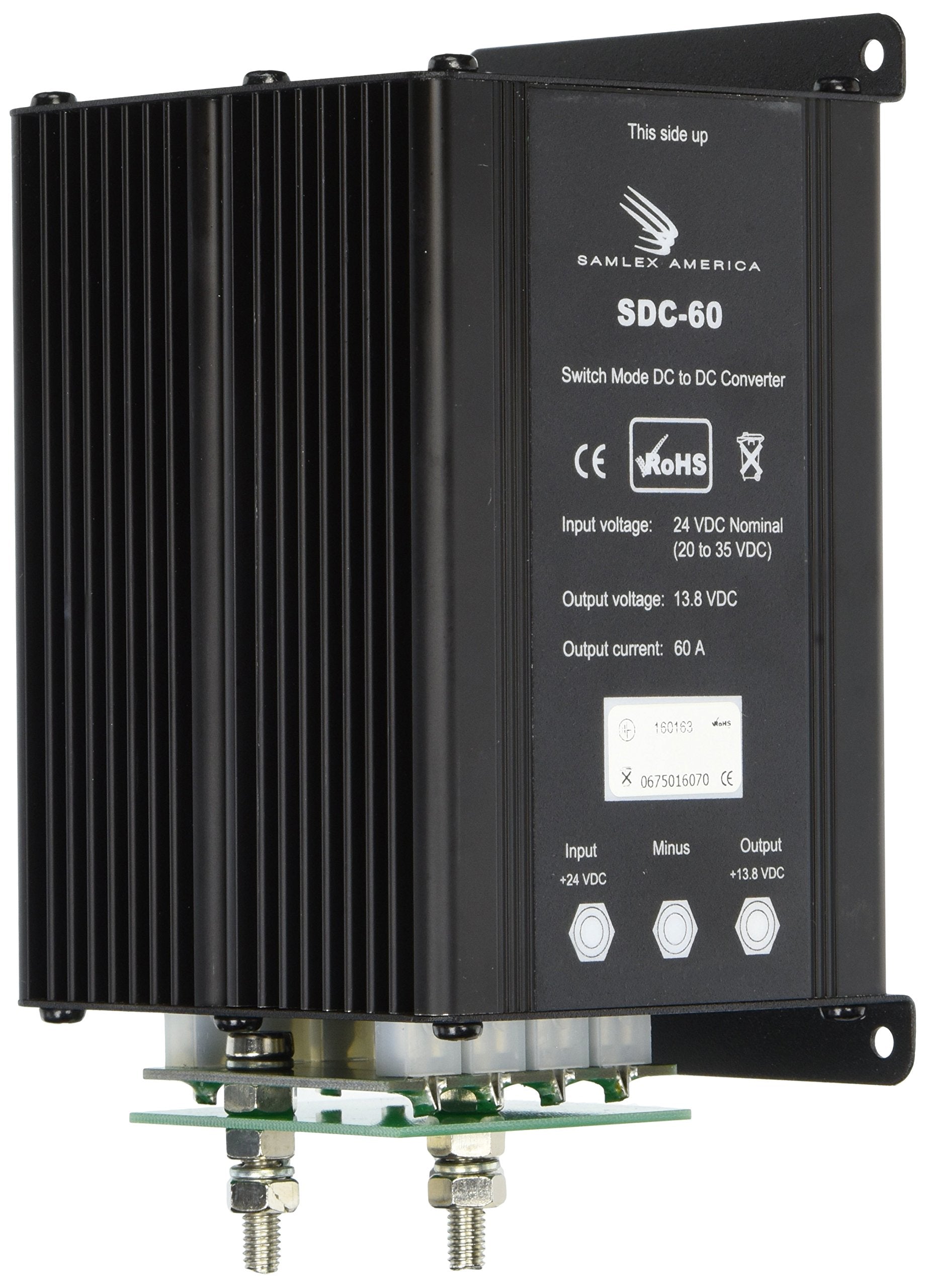 60A Samlex Non-Isolated Step-Down 24VDC-12VDC Converter