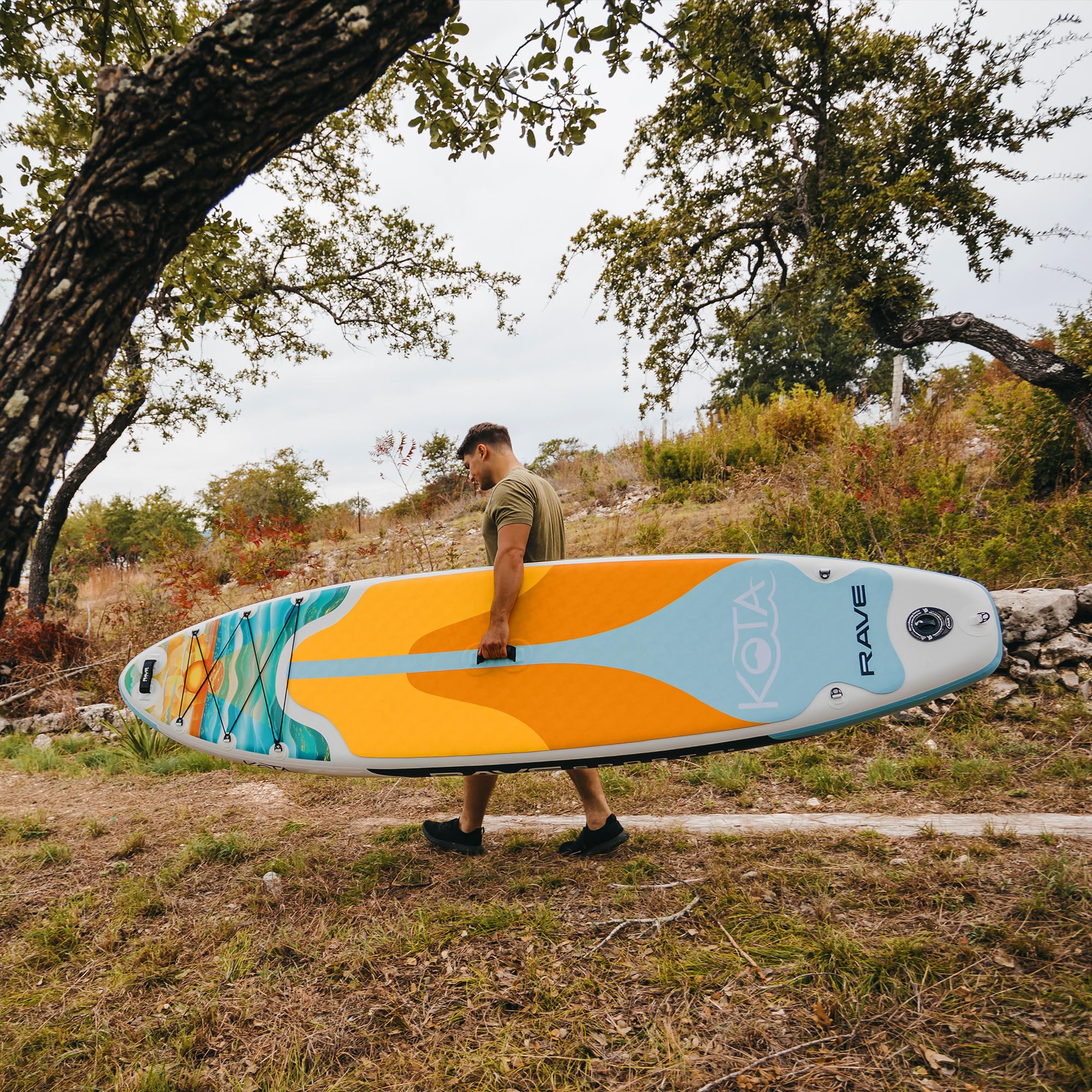 Kota iSUP RAVE Sports 10'6" Stand-Up Paddleboard, Sunset