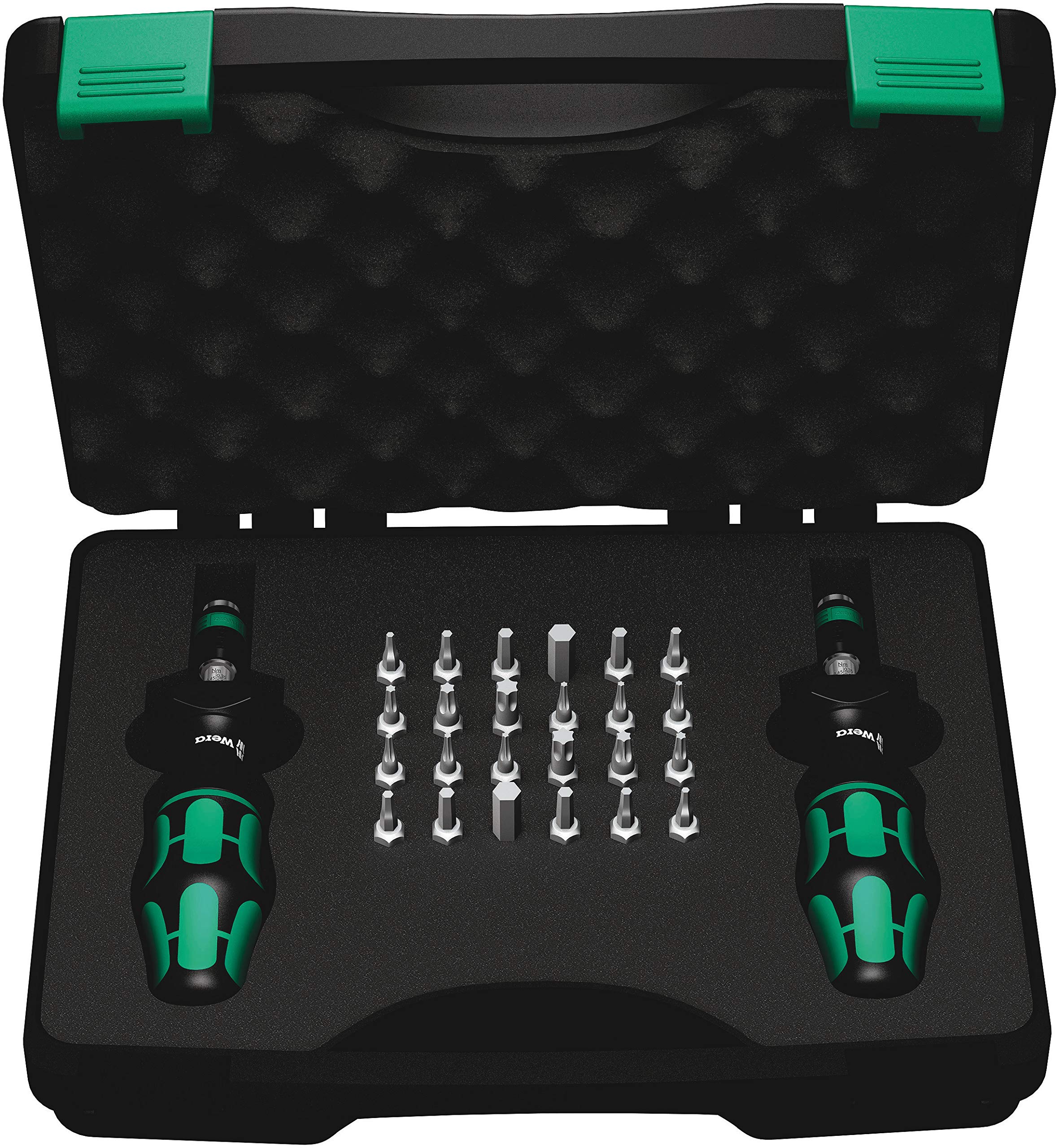Wera - 7440/41 Kraftform 5074738001 Torque Screwdriver 0.3-3.0 Nm and Bit Set, 26-Piece