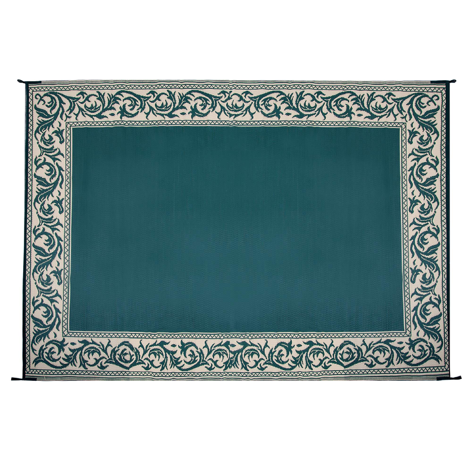 Ming's Mark RD4 Reversible Stylish Camping Patio Mat - 6' x 9', Green/Beige
