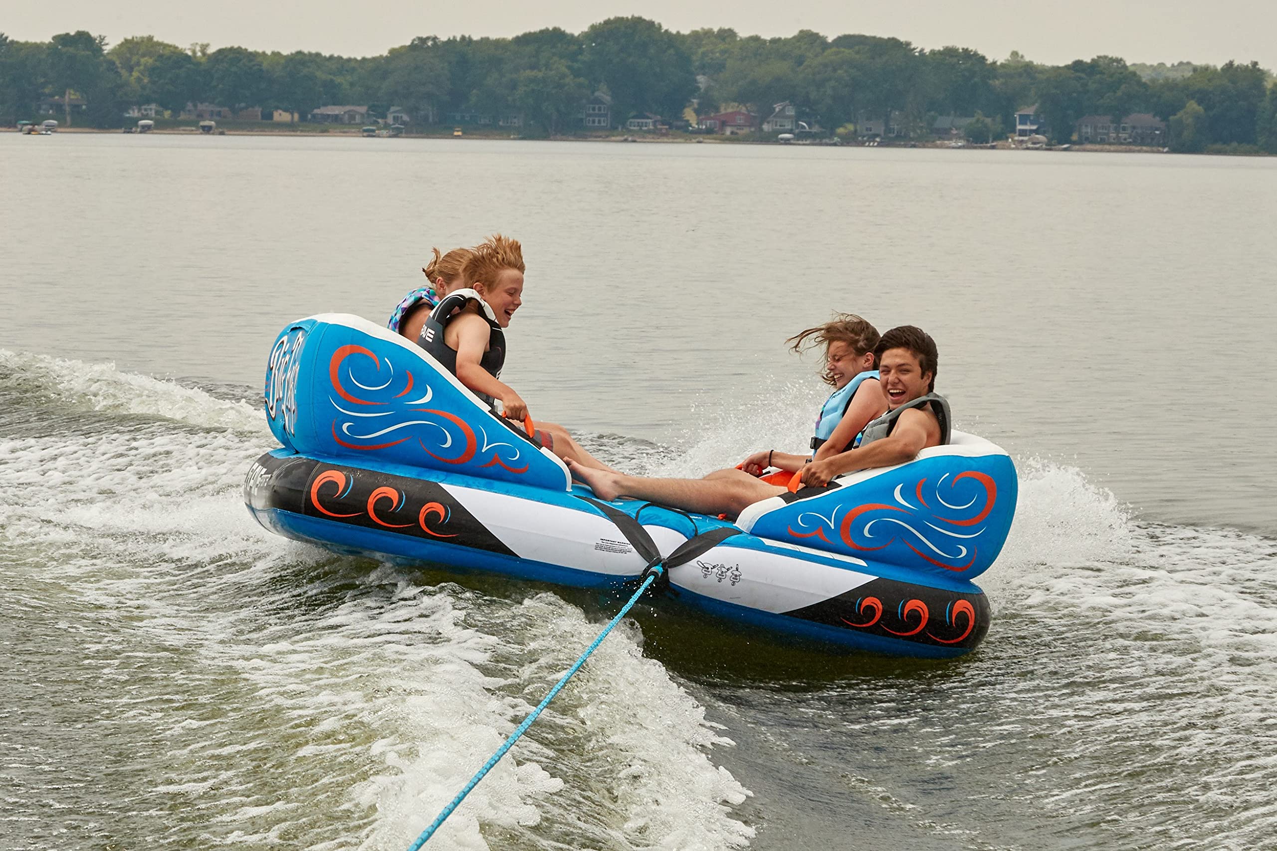 Big Easy RAVE Sports Boat Towable Water Tube for 2-4 Riders