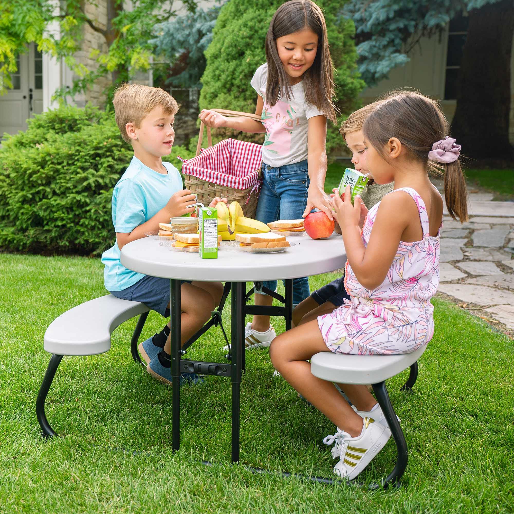 Kids Picnic Table LIFETIME 60339, Gray