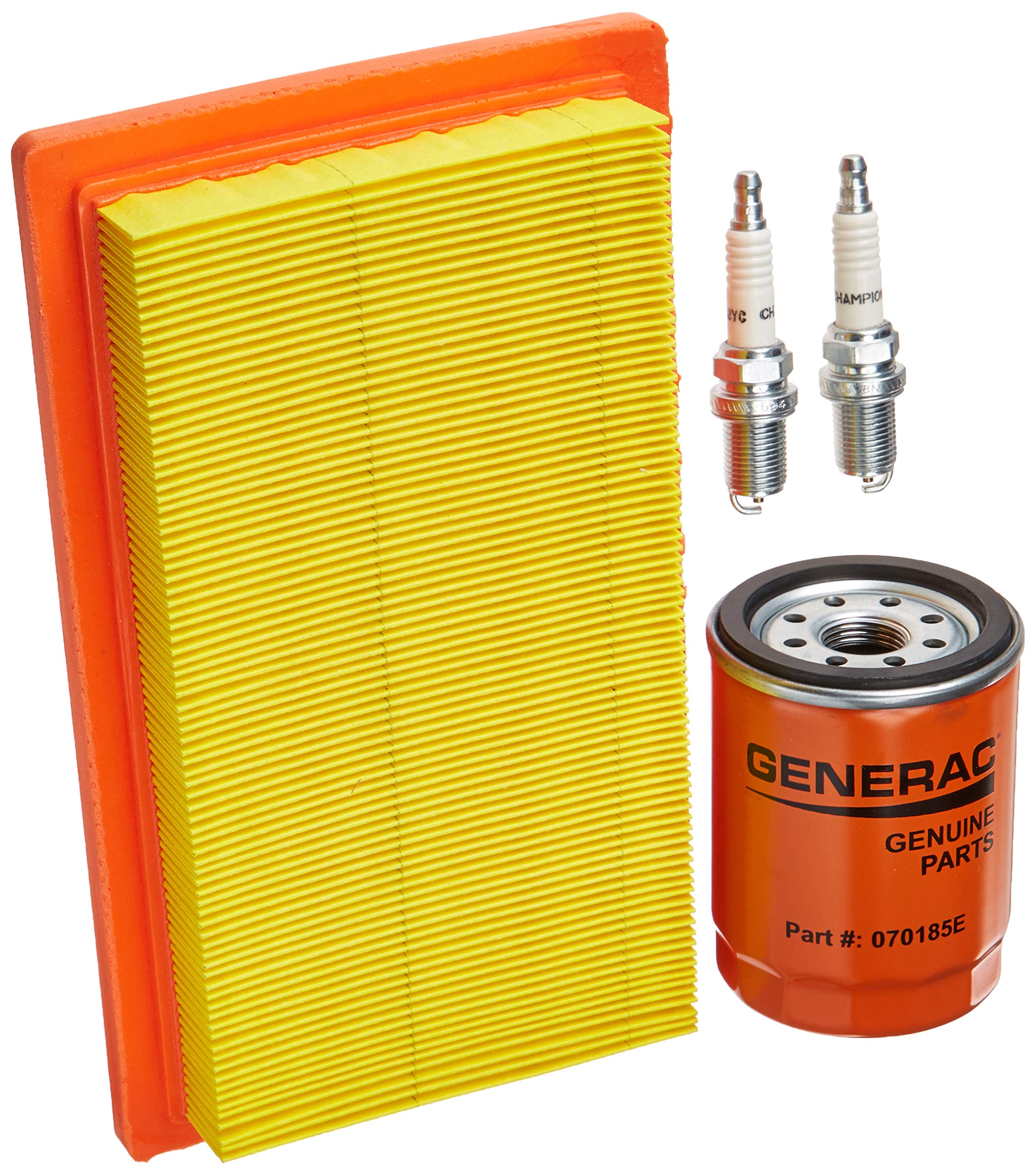 Scheduled Maintenance Kit Generac 6485 for 20kW and 22kW Standby Generators with 999cc Engine Black