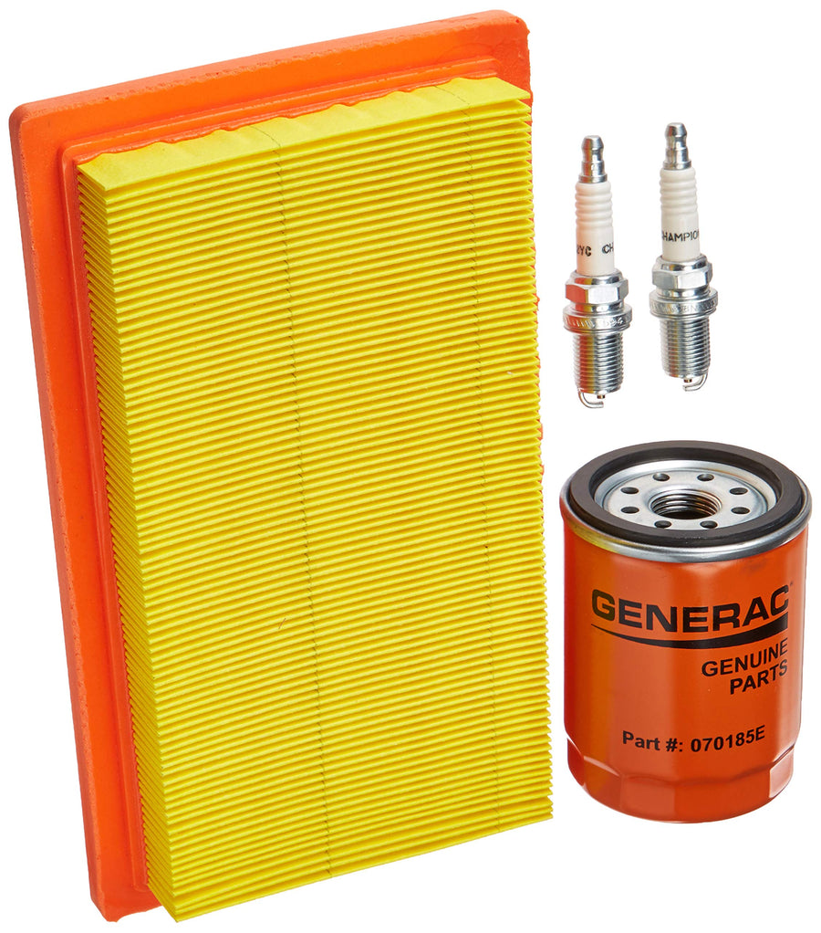 Scheduled Maintenance Kit Generac 6485 for 20kW and 22kW Standby Generators with 999cc Engine Black