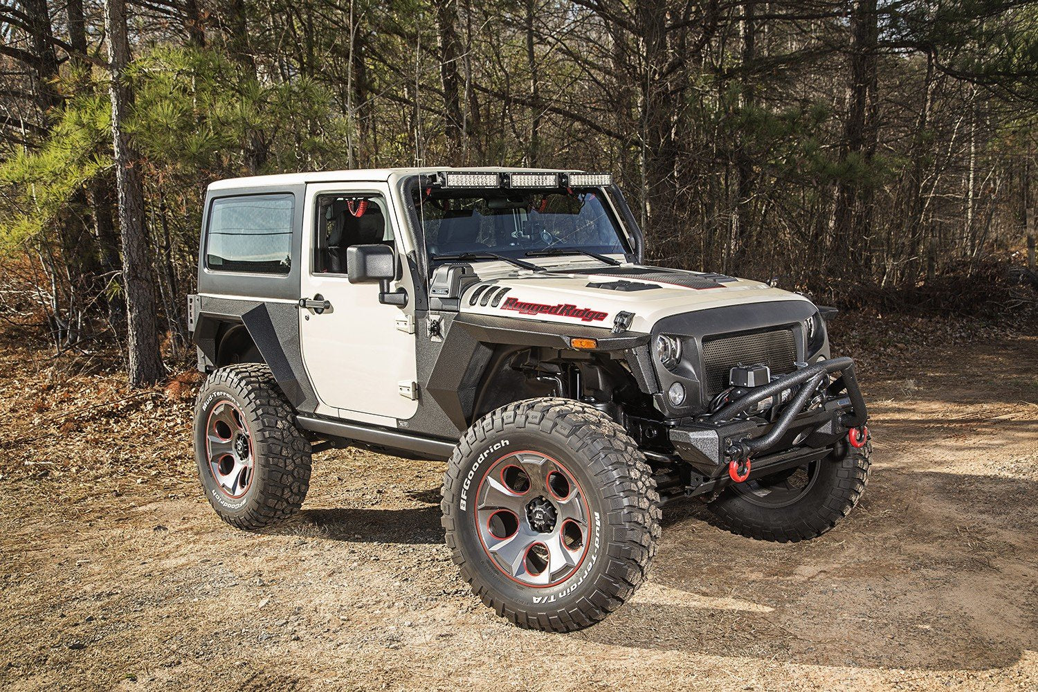 XHD Armor Fender Kit, Rear, Pair | Rugged Ridge | 11615.03 | Fits 2007-2018 Jeep Wrangler JK 2-Door