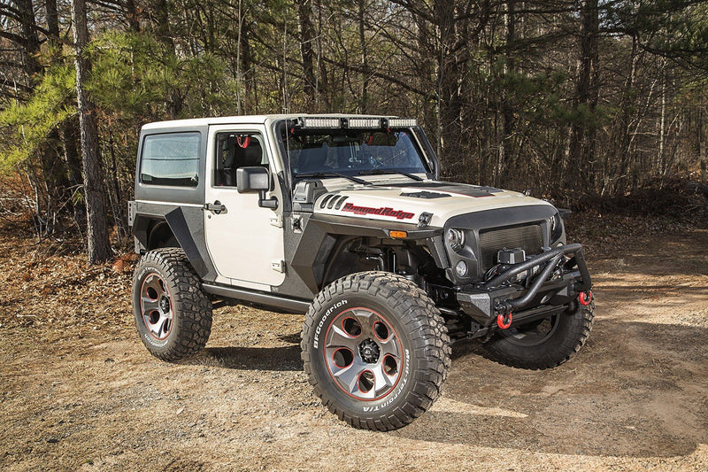 XHD Armor Fender Kit, Rear, Pair | Rugged Ridge | 11615.03 | Fits 2007-2018 Jeep Wrangler JK 2-Door