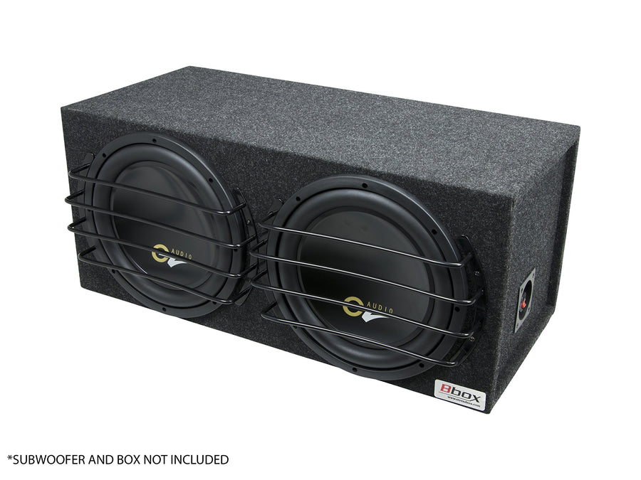 10GB Atrend 10" Subwoofer Black Grill Pair
