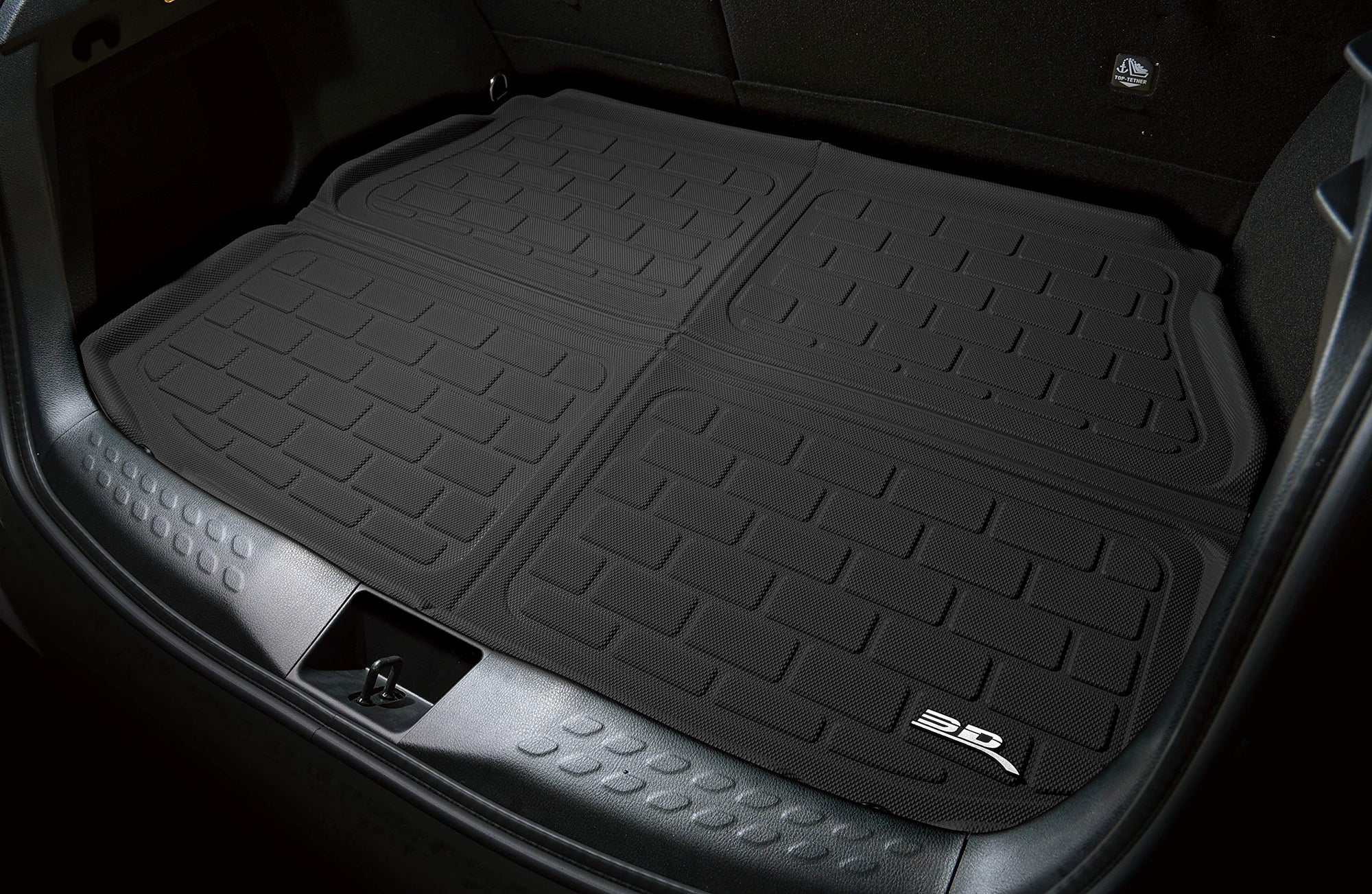 Kagu Cargo Liner (Black) 3D MAXpider Compatible with Toyota Camry Hybrid 2024-2026 - Cargo Liner