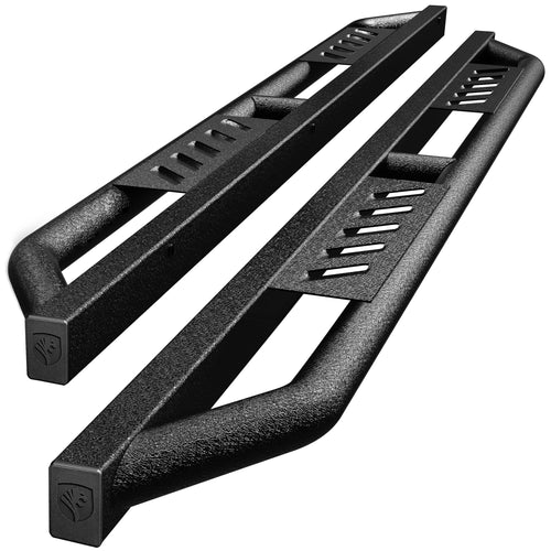 Tyger Auto Trax Side Steps 2007-2018 Compatible with Jeep Wrangler JK 4-Door (Exclude JL) | TG-TX7J27608 | Textured Black Drop Step Rail Running Board