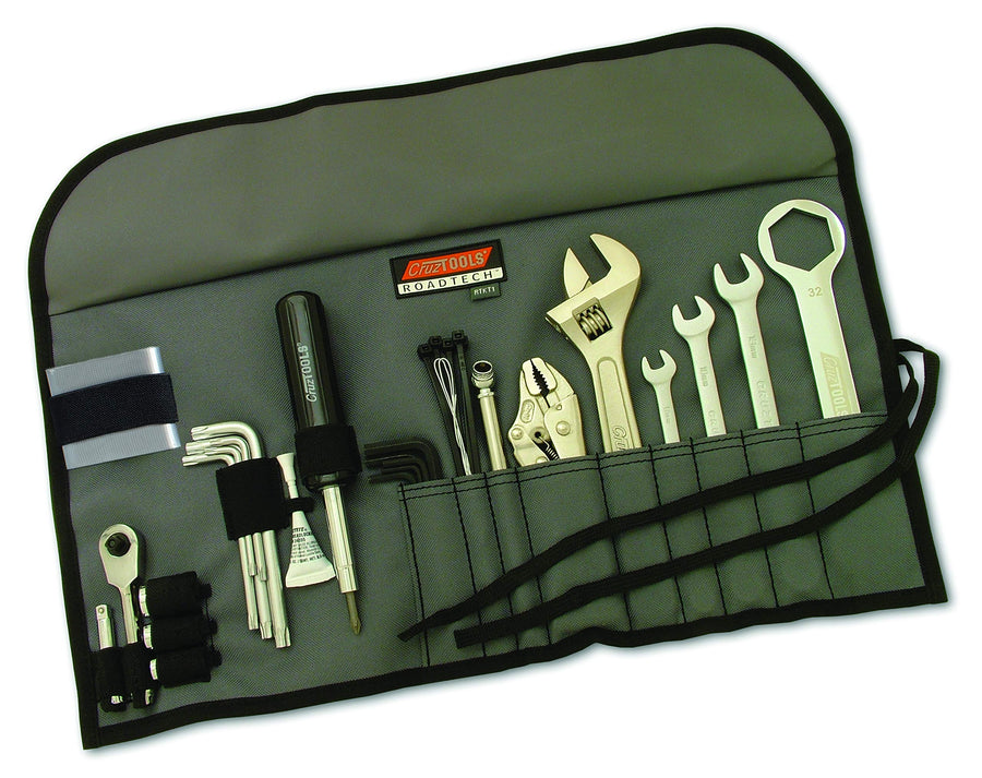CruzTOOLS RoadTech KT1 Tool Kit for KTM and Husqvarna Motorcycles, black