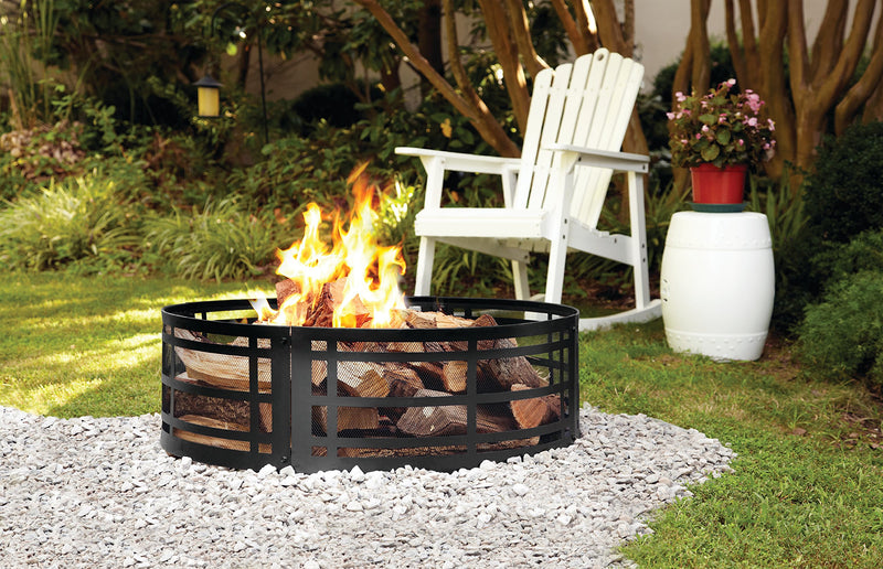 GHP Group OFW169FR-1 Pleasant Hearth 36" Classic fire Ring, 36.00 x 36.00 x 12.00 Inches, Black
