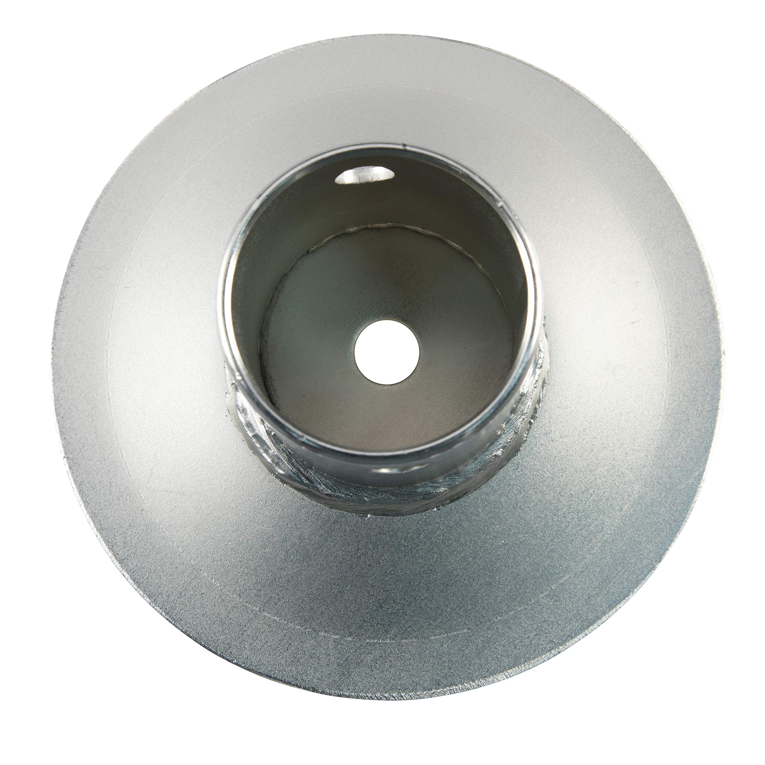 Lippert Trailer Tongue Jack Replacement Foot Pad, 5.44" Diameter, Fits 2" Round Tube Leg, Power, Smart, Quick Drop, Sidewinder, Clevis Not Included - 165253