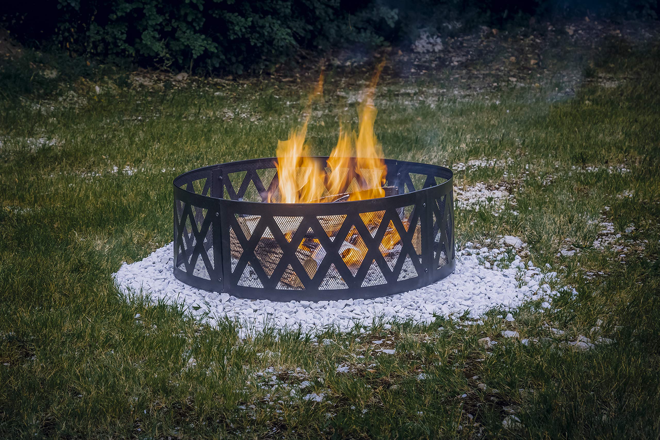 OFW884FR Pleasant Hearth Lattice Fire Ring