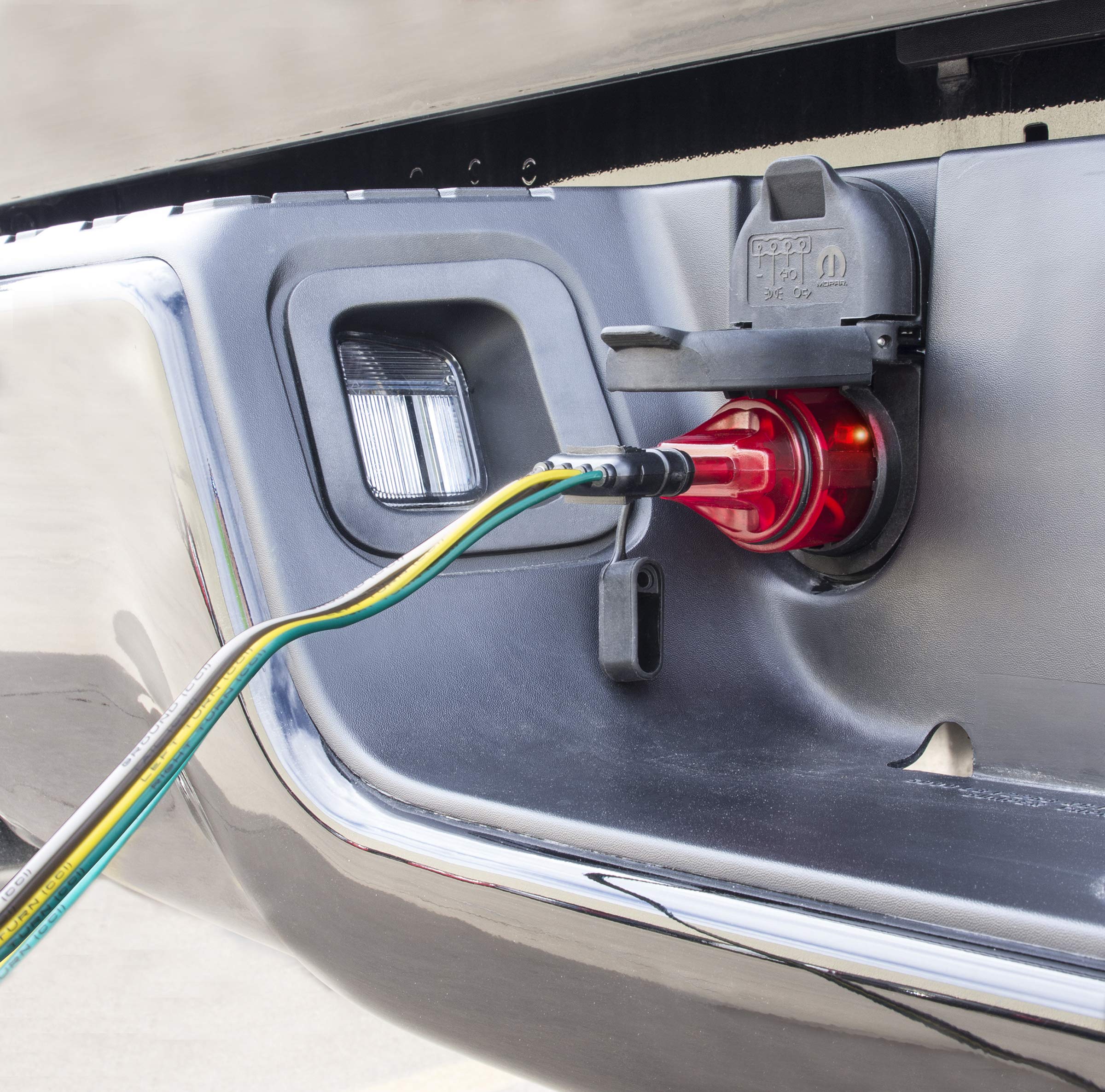 Hopkins 47335 Towing Solutions Hopkins 4 Wire Flat Nite-Glow Adapter
