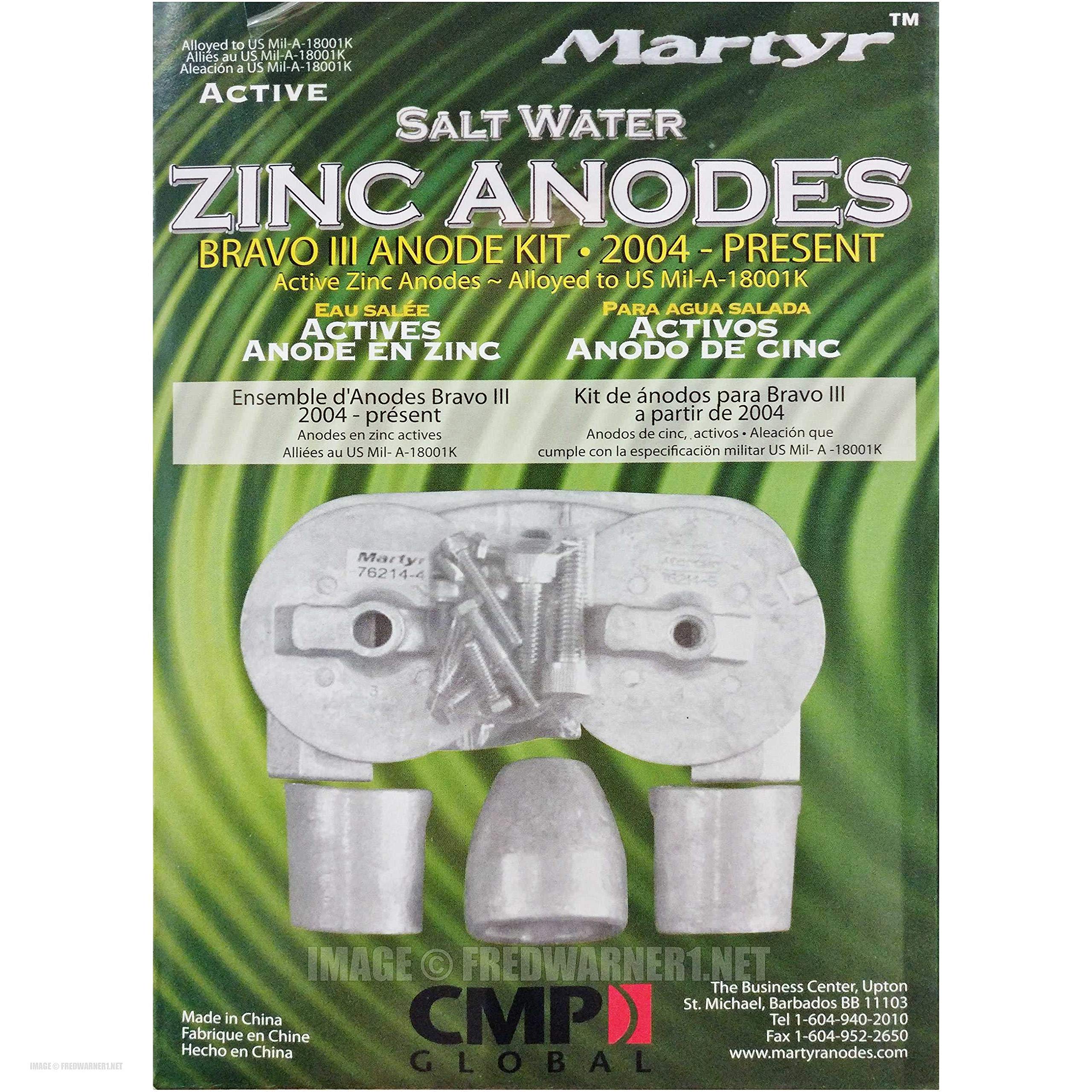 Anode KIT M/Cruiser ZINC Canada Metals-martyer