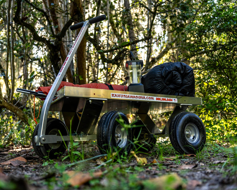 Commercial Grade Aluminum Pull Wagon-Lightweight-No Rust-Made in USA