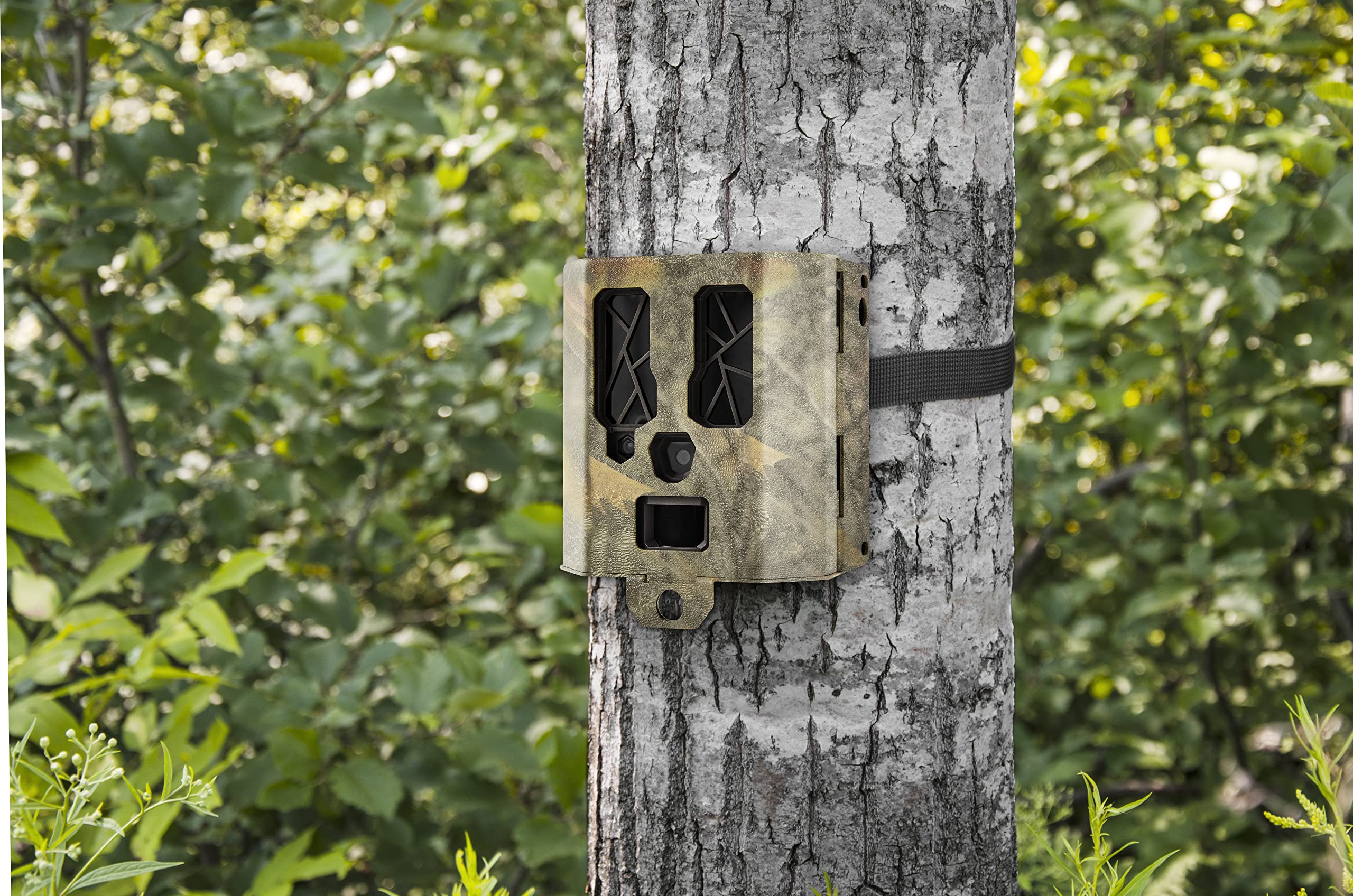 SpyPoint SB-400 Trail Cameras Cellular Security Box 48-LED Cameras | Protective Heavy Duty Steel Case | Weather & Animal Resistant Trail Camera Box