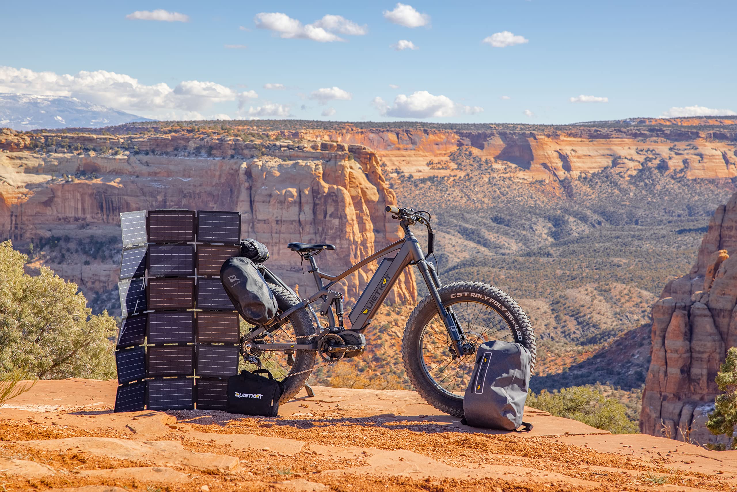 Portable QuietKat Solar Charging Station