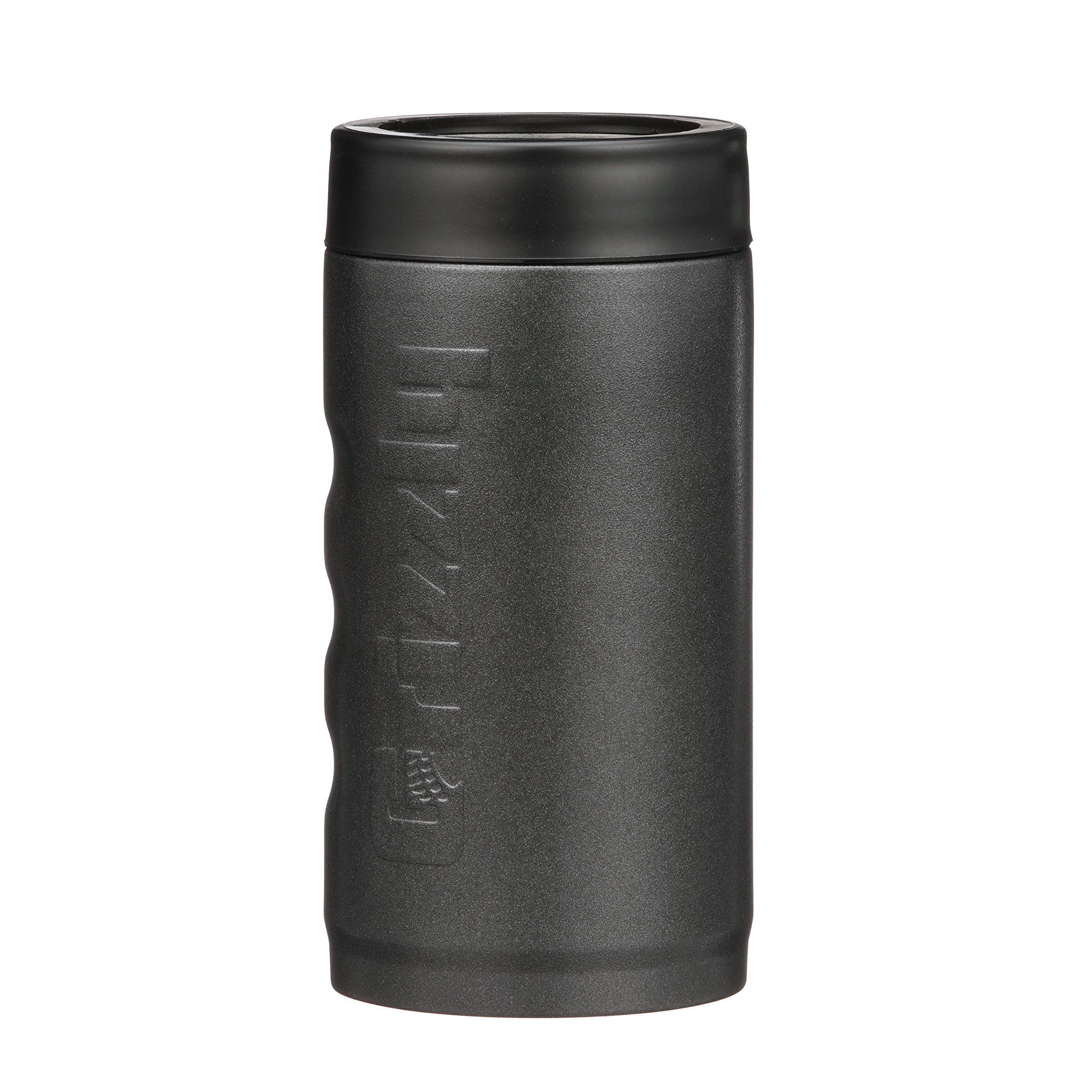 16 oz Grizzly Grip Pounder | Stainless Steel Vacuum Insulated Can Cooler | For 16 oz Tallboy Beer and Energy Drinks Reusable Durable | Charcoal