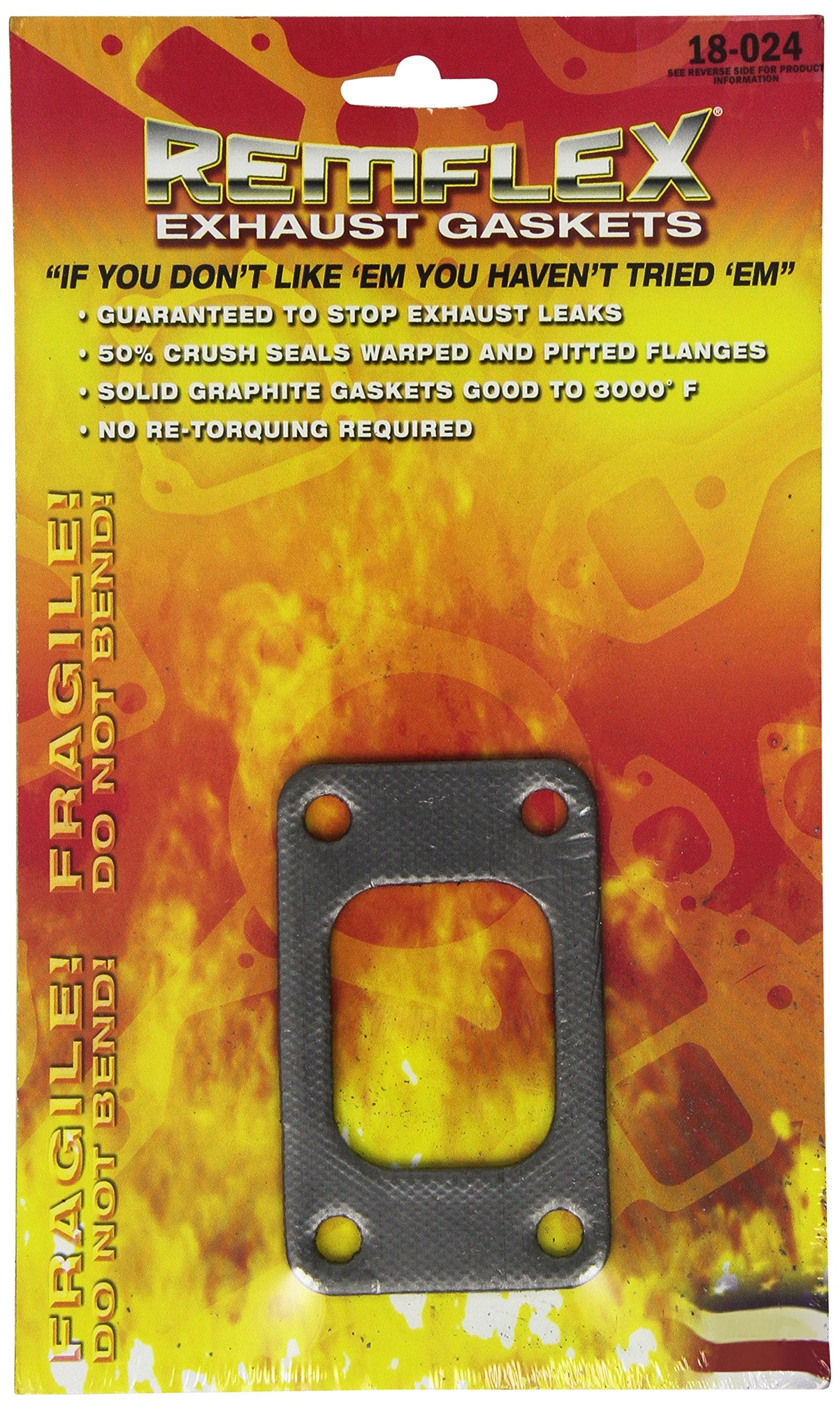 Exhaust Gasket-TURBO Remflex Basic T-3, FORD SPEC, 2.3L