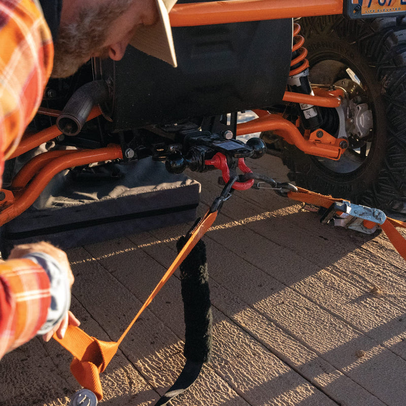 Tek ATV/UTV Elite 4-Way Hitch 1/7/8", 2" Ball mounts | Pin Pull | Towing Shackle