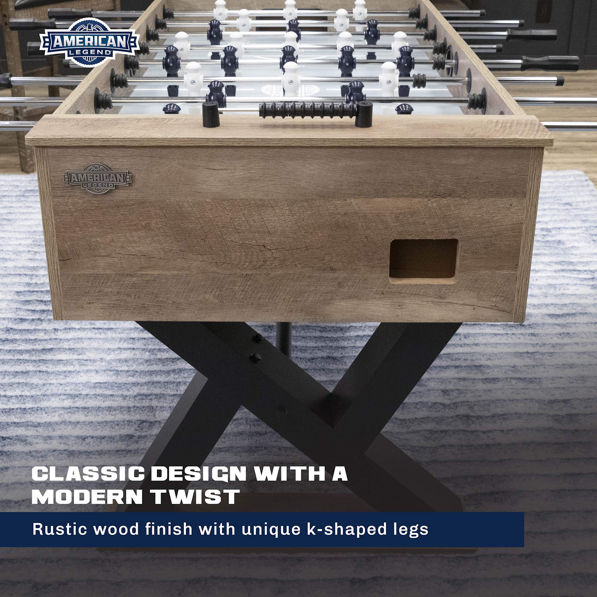 Kirkwood 54" American Legend Foosball Table, Grey