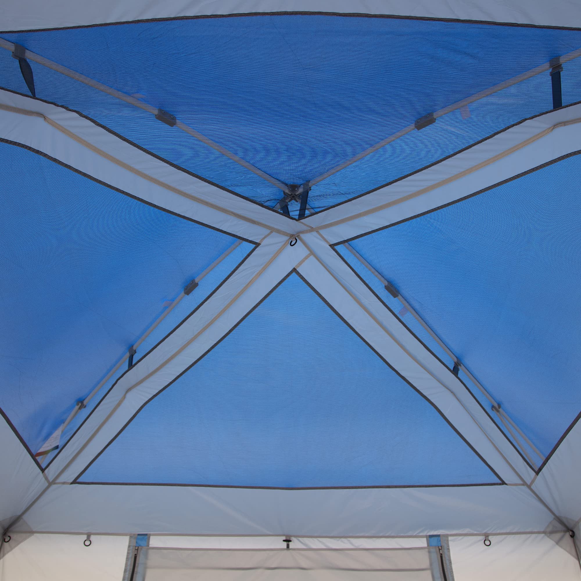 Camping Cube Sport E-Z UP, Converts 10' Angled Leg Canopy into Camping Tent, Royal Blue (Canopy/SHELTER/Poles NOT Included)