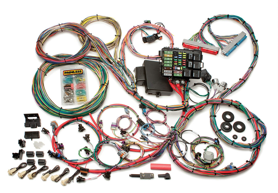 Integrated EFI & Chassis Harness Painless Performance 60608 for 1997-2004 GM LS1/LS6 with Mechanical Throttle Body