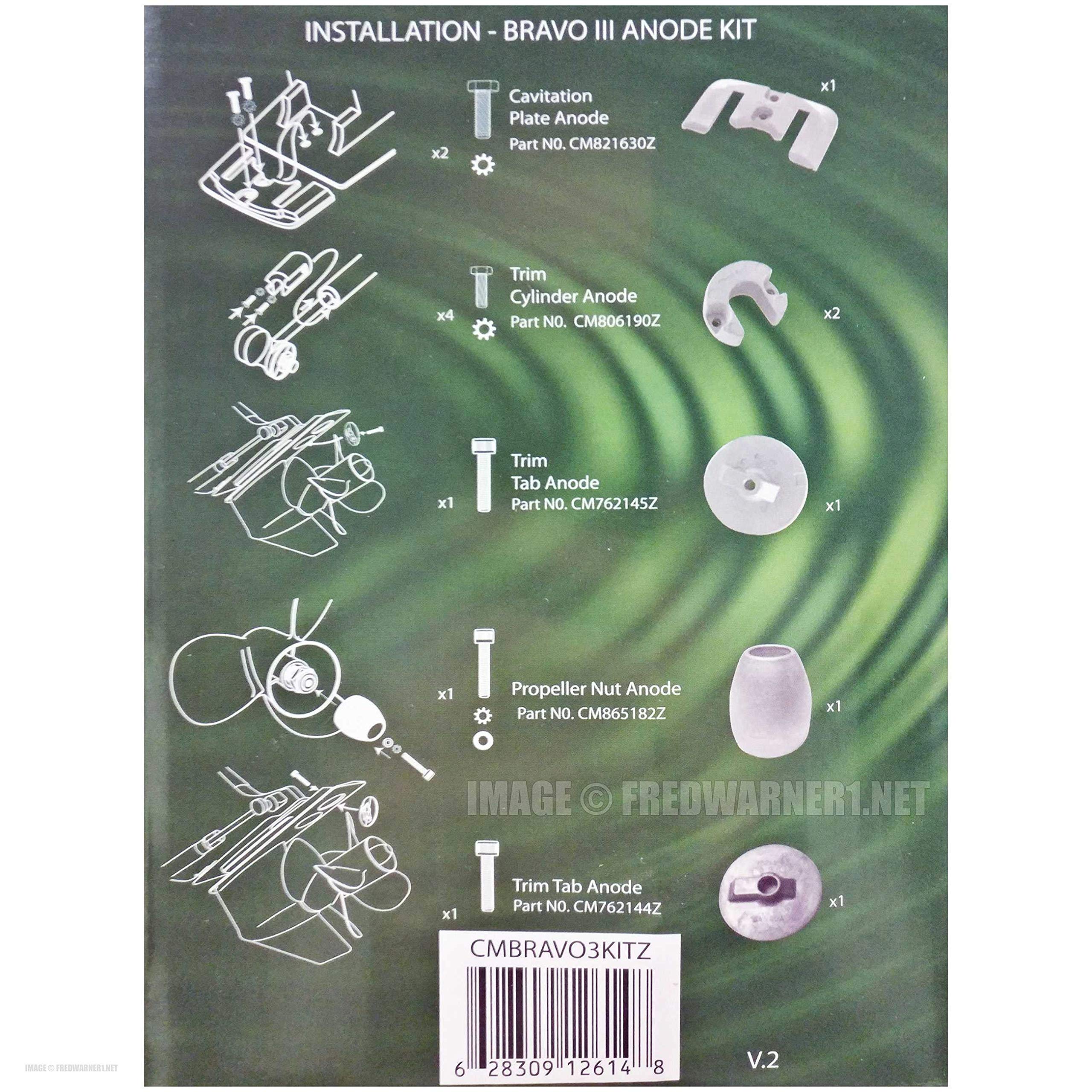 Anode KIT M/Cruiser ZINC Canada Metals-martyer