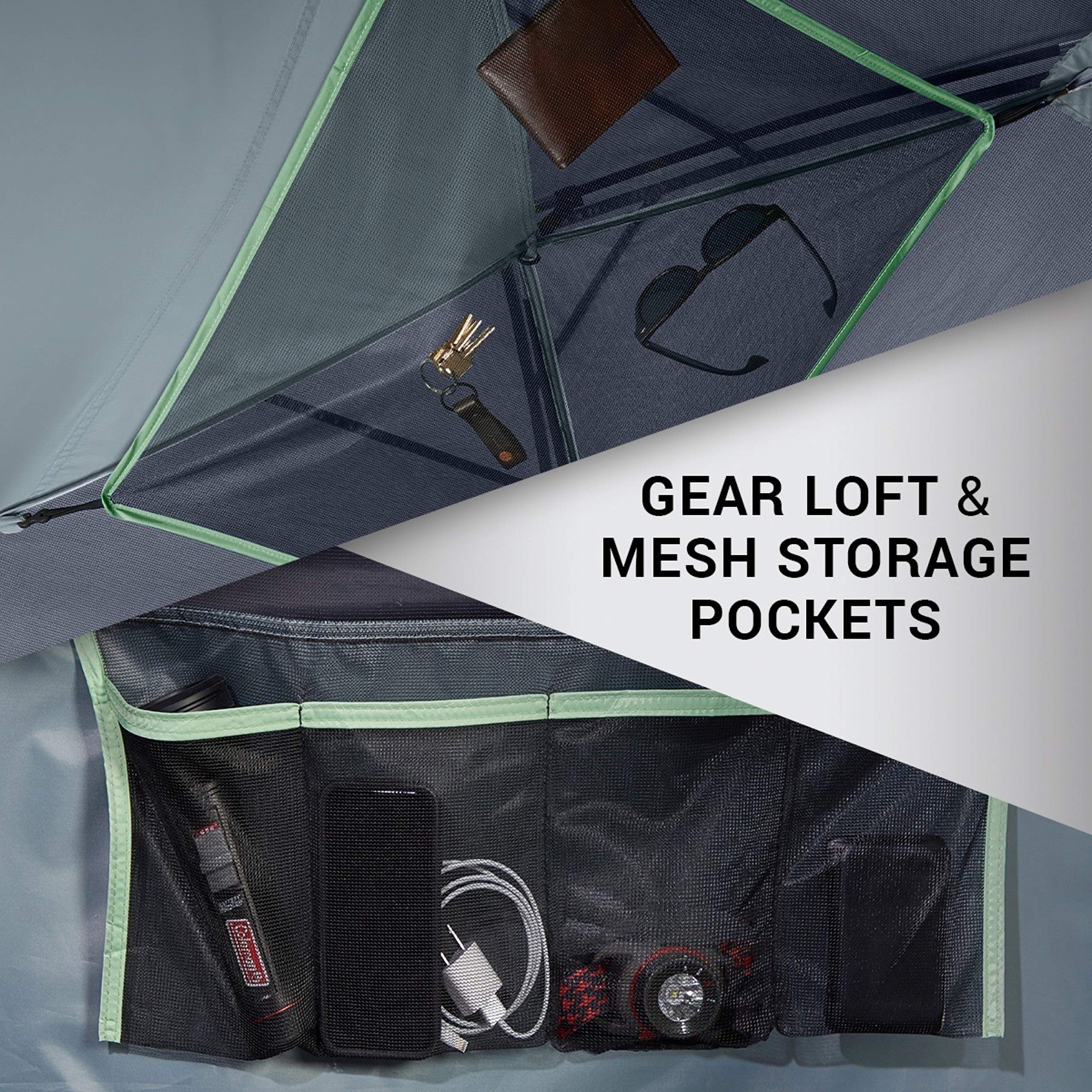 Coleman Camping Tent Skydome with 5 Minute Setup, 2/4/6/8 Person Weatherproof Tent with Rainfly & Carry Bag, 20% More Headroom Than Traditional Canopies