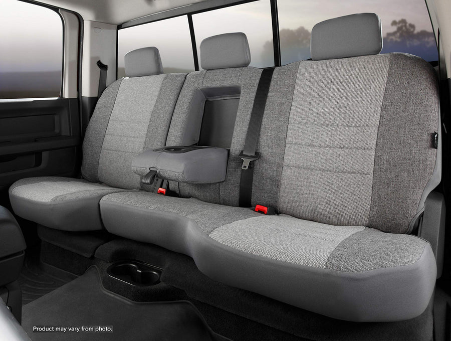Custom Fit FIA OE32-27 GRAY Rear Seat Cover Split Seat 60/40 - Tweed, (Gray)