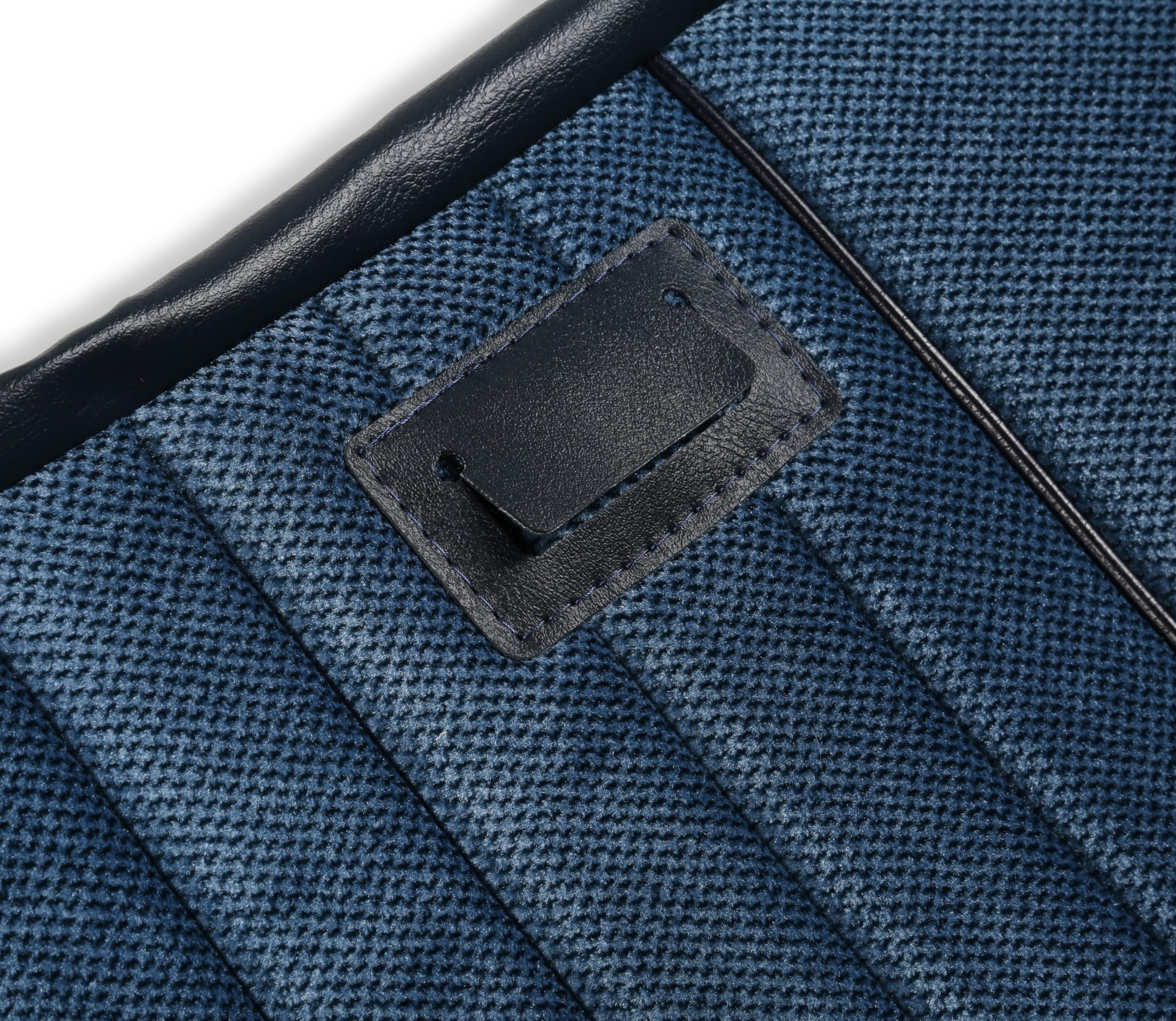 05-322 Brothers Trucks Seat Upholstery Kit - Deluxe Pleat Cloth/Vinyl- Blue/Navy