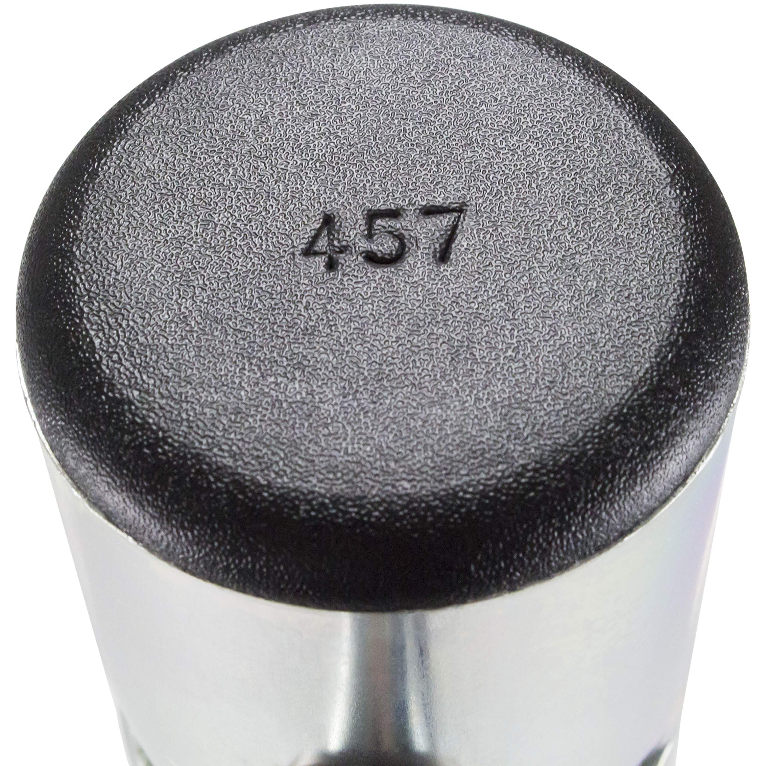 Swivel Marine Tongue Jack - Dutton-Lainson Company (6400) - Rust-Resistant Finish for Boat, Towing & Other Trailer Applications - 1000 lb Capacity, 10" Total Travel, 6" Heavy-Duty Wheel - Made in USA