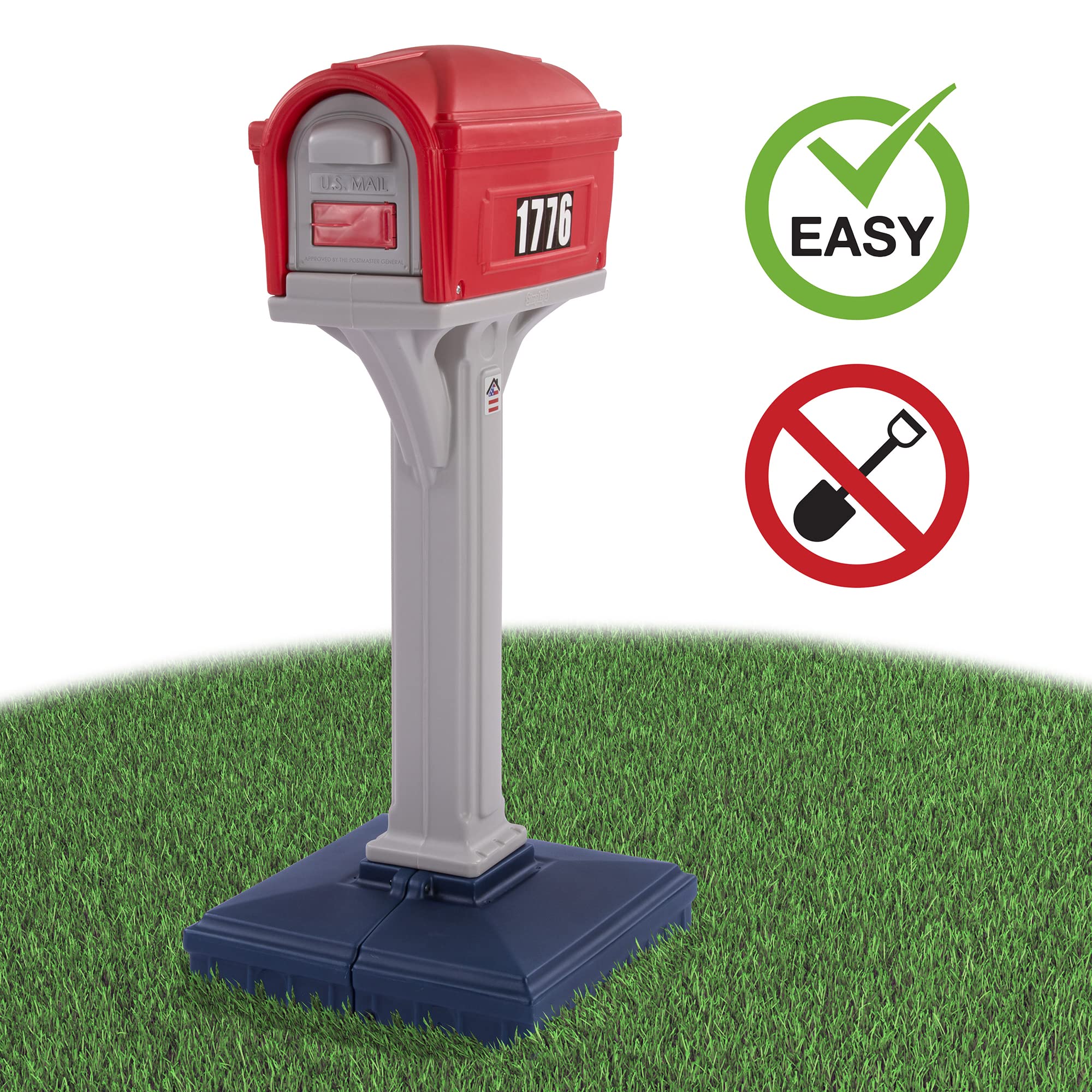 Easy Up Simplay3 Dig-Free All American Mailbox