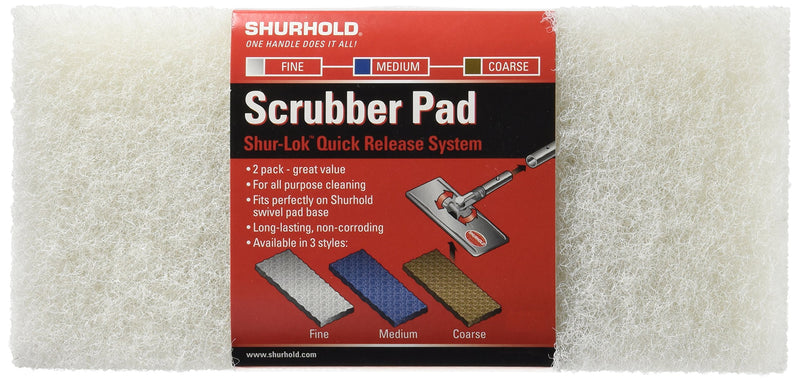 Shurhold Fine Scrubber Pad - Shur-LOK (2-Pack)